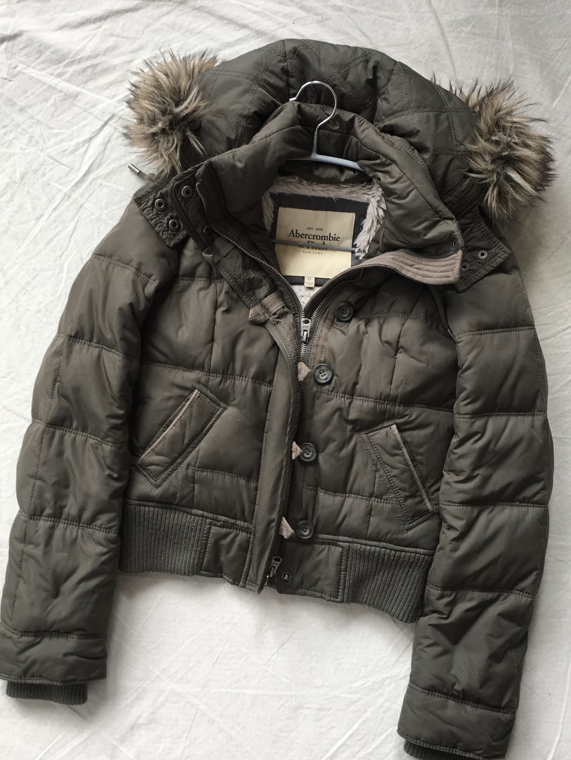 아베크롬비 후드퍼 반크롭 자켓 상품이미지3