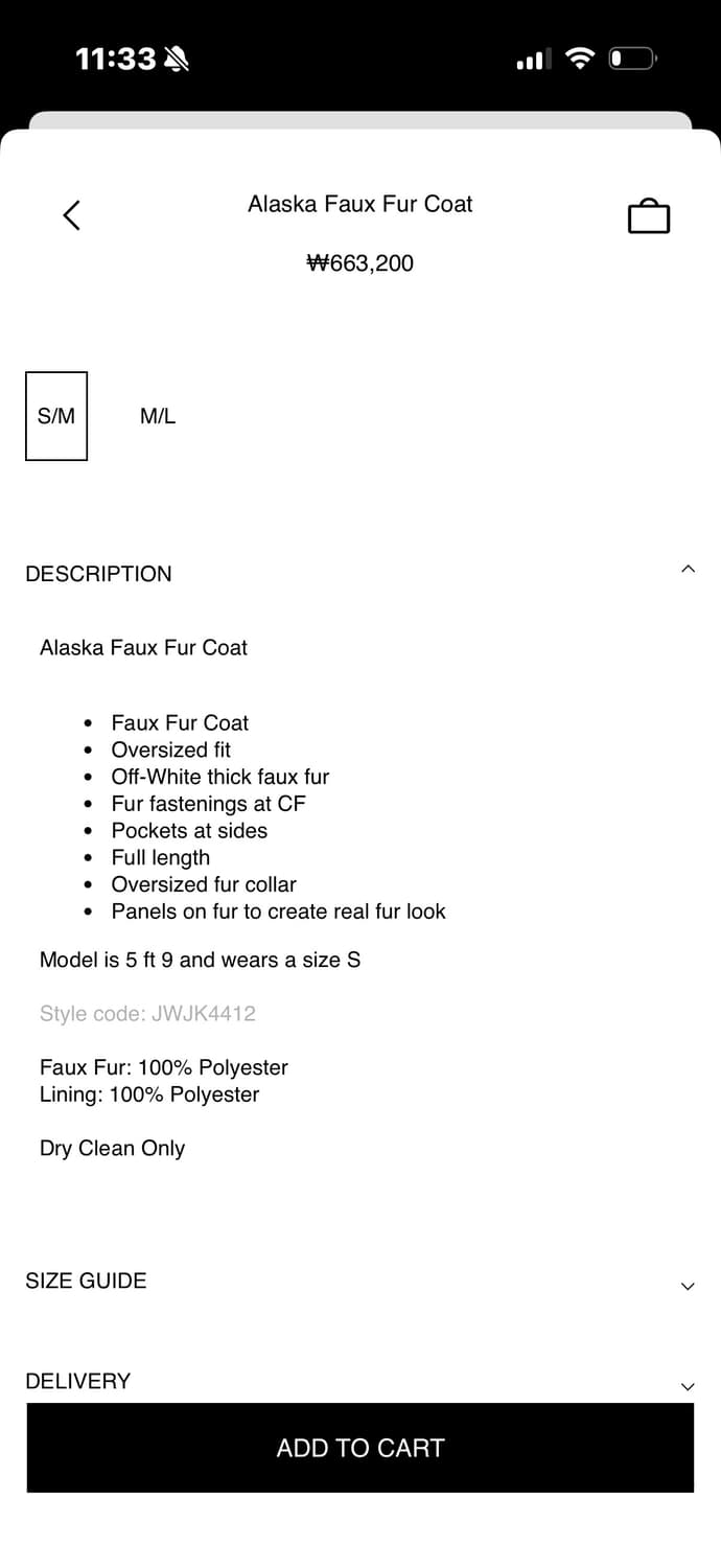 Jaded London Alaska Faux Fur Coat 상품이미지6