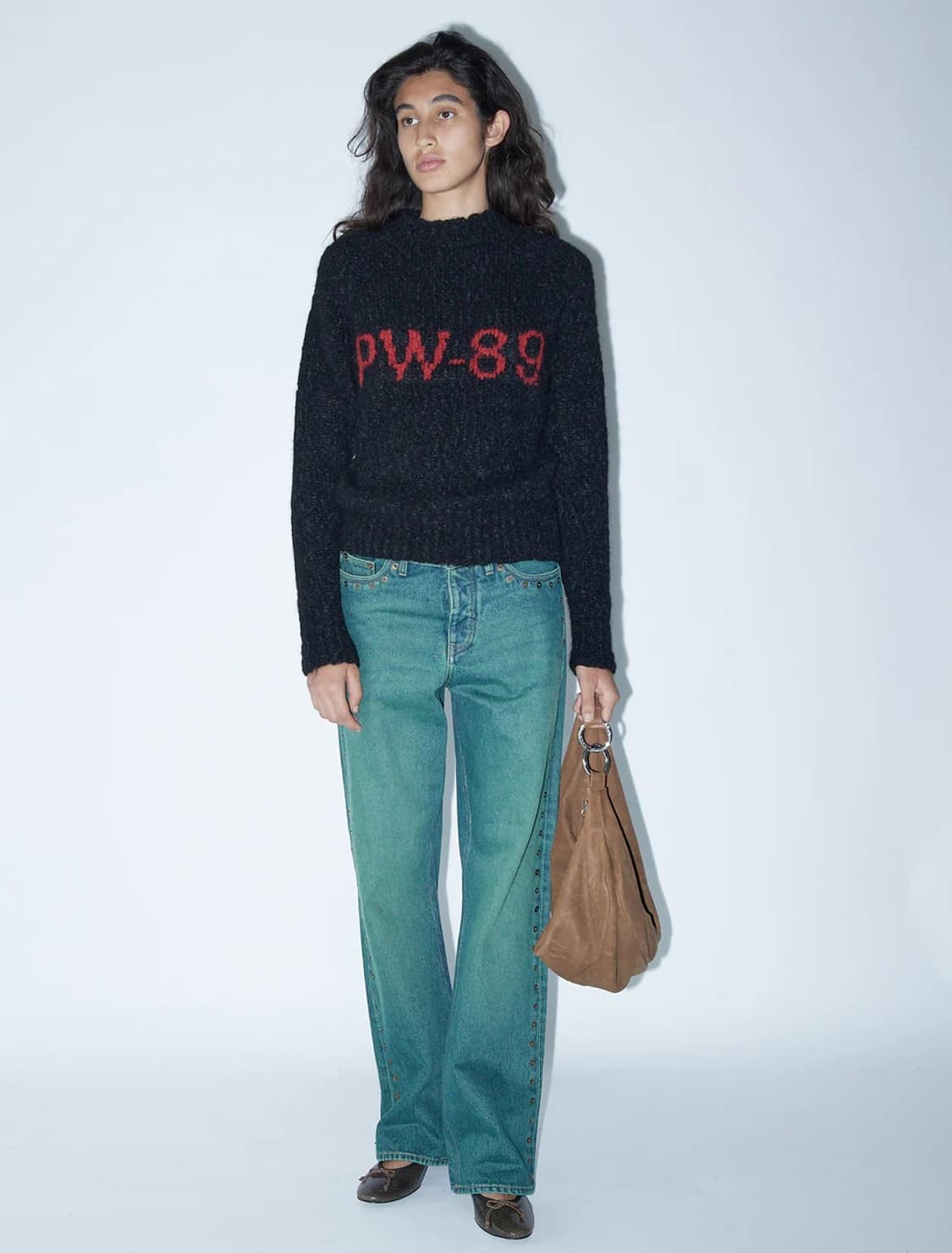 [XS,S,M,L]팔로마울 Solo 알파카 니트/블랙 상품이미지3