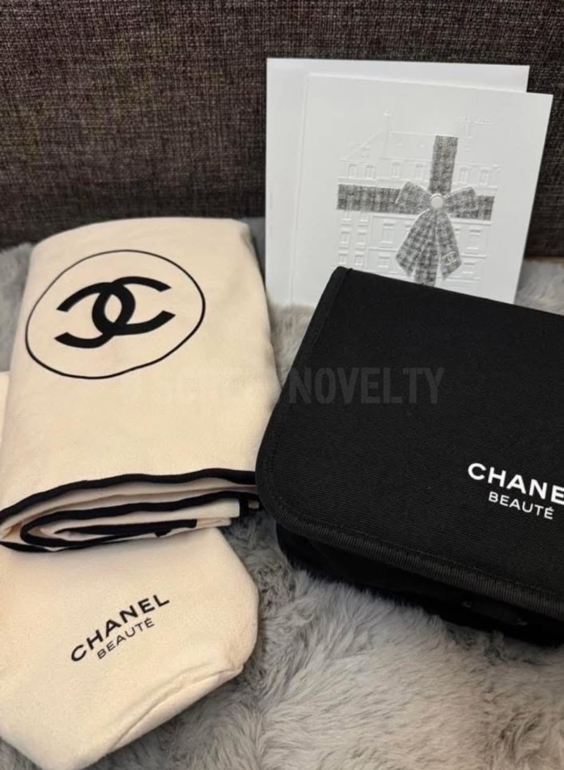 샤넬뷰티 겨울 기프트 블랭킷 무릎담요 여행담요 상품이미지7