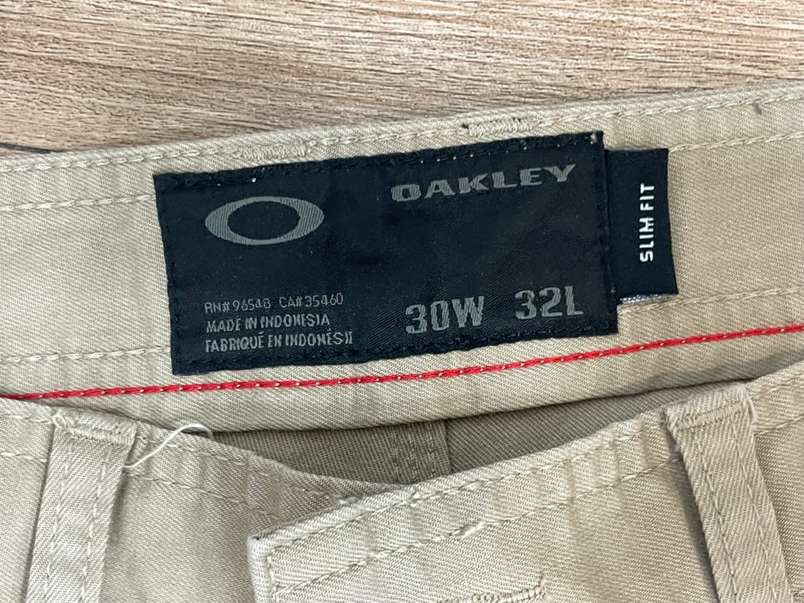 Oakely 오클리 슬림핏 베이지 코튼팬츠 30W 상품이미지1