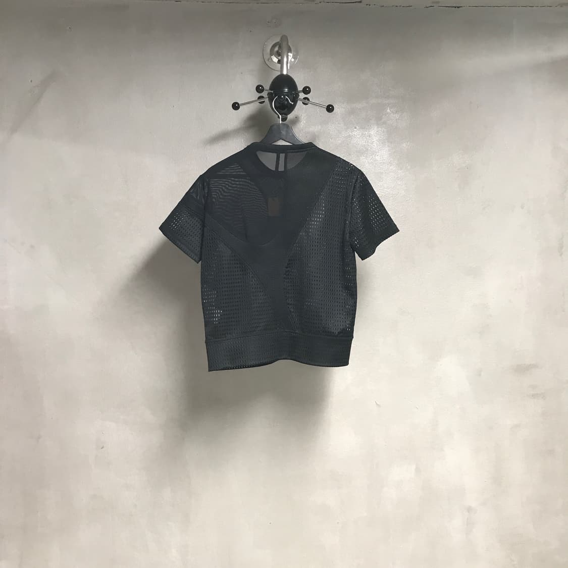 닐바렛 블랙 메쉬 반팔 티셔츠 XXS(W) 상품이미지6