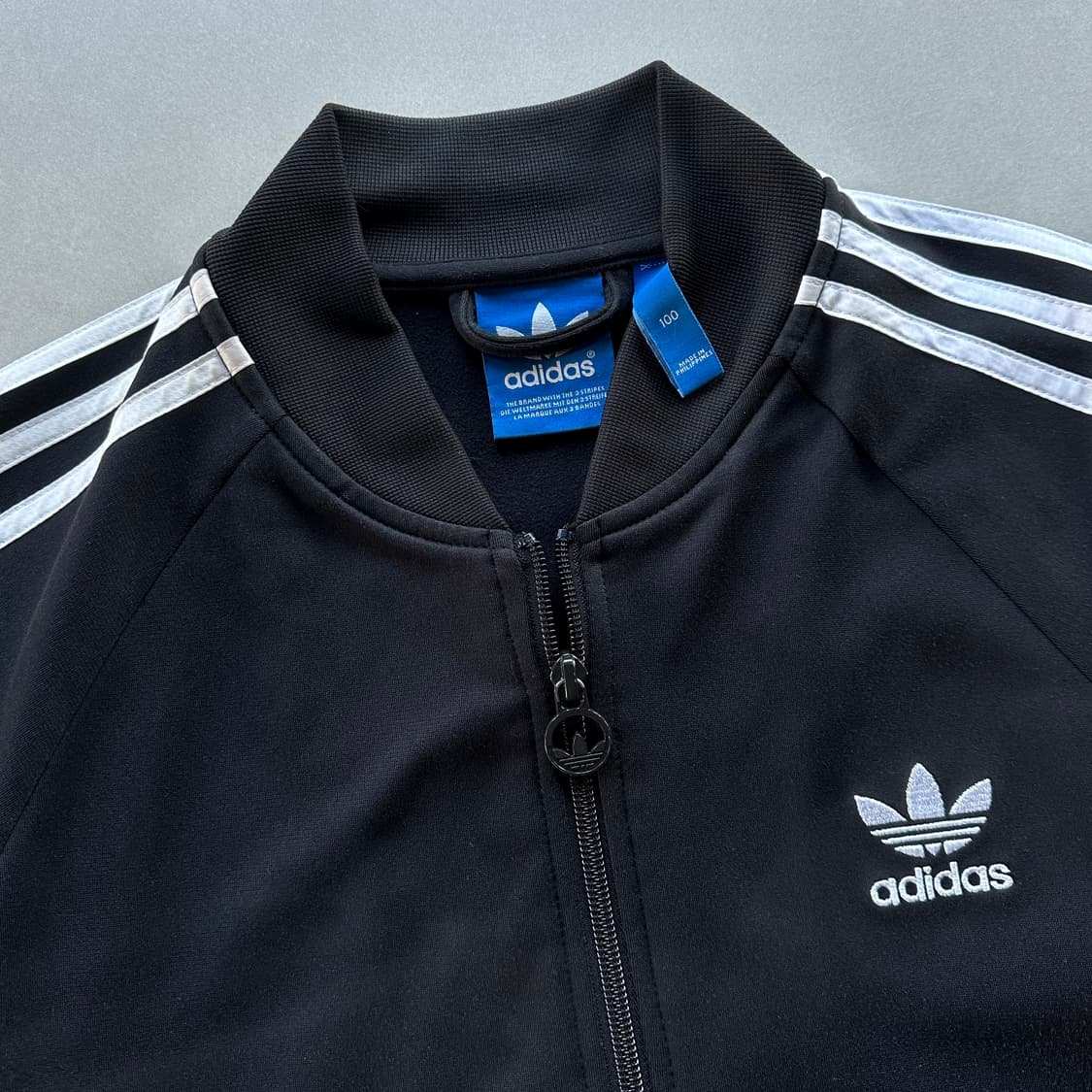 [L]아디다스 트레포일 블랙 트랙탑 져지 상품이미지5