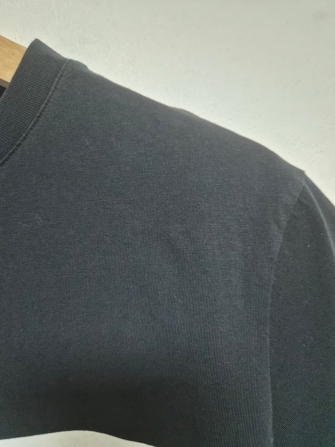 MSGM 빅로고 블랙 반팔 티셔츠 L - T120 상품이미지3