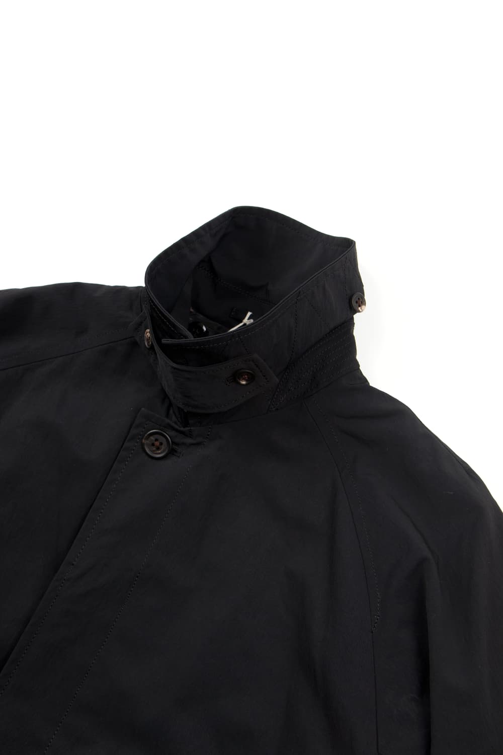 (새상품)Ends and means 저널리스트 코트 블랙 상품이미지2