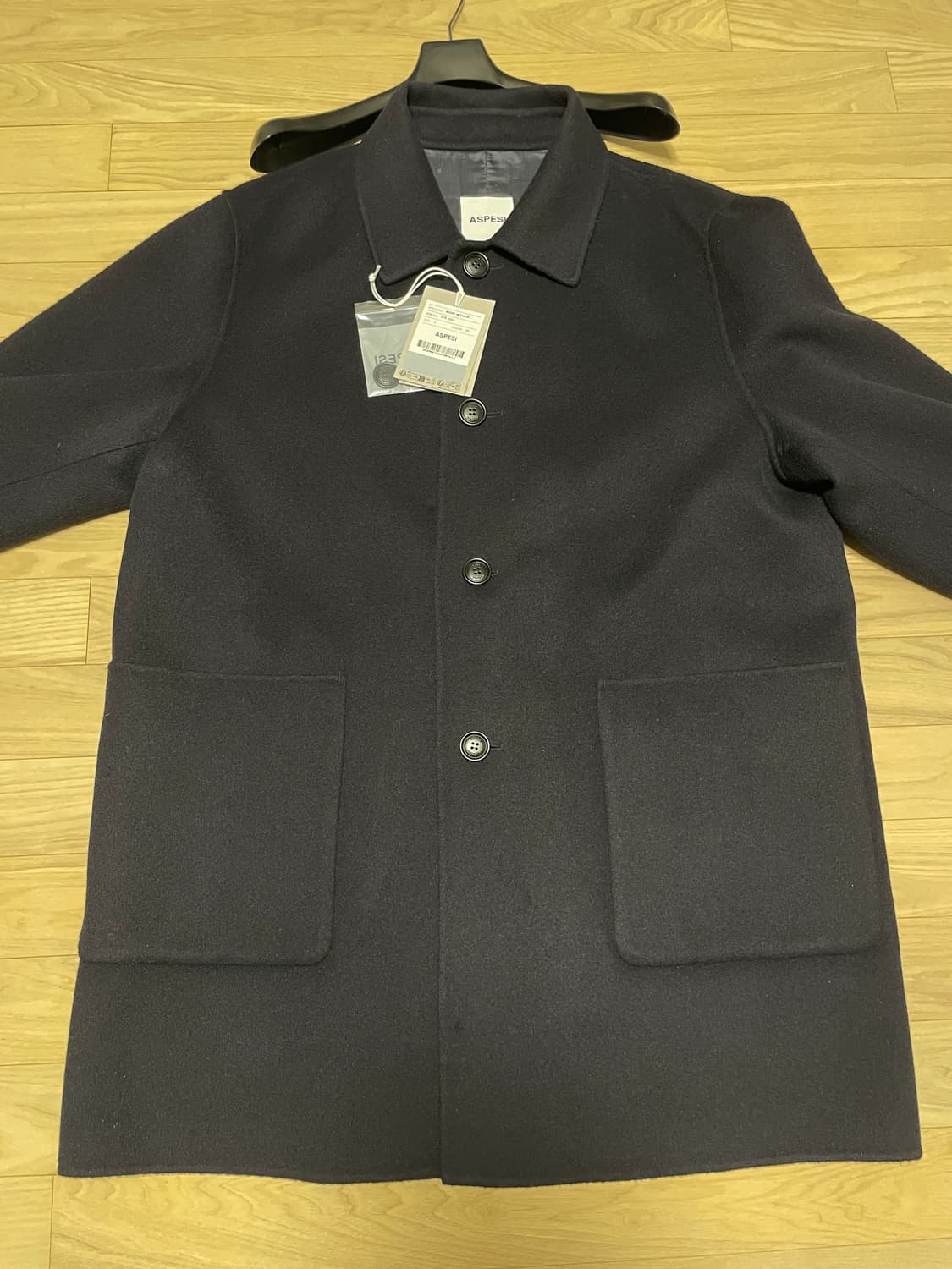 ASPESI 캐시미어 남성 하프 코트 팝니다 상품이미지6
