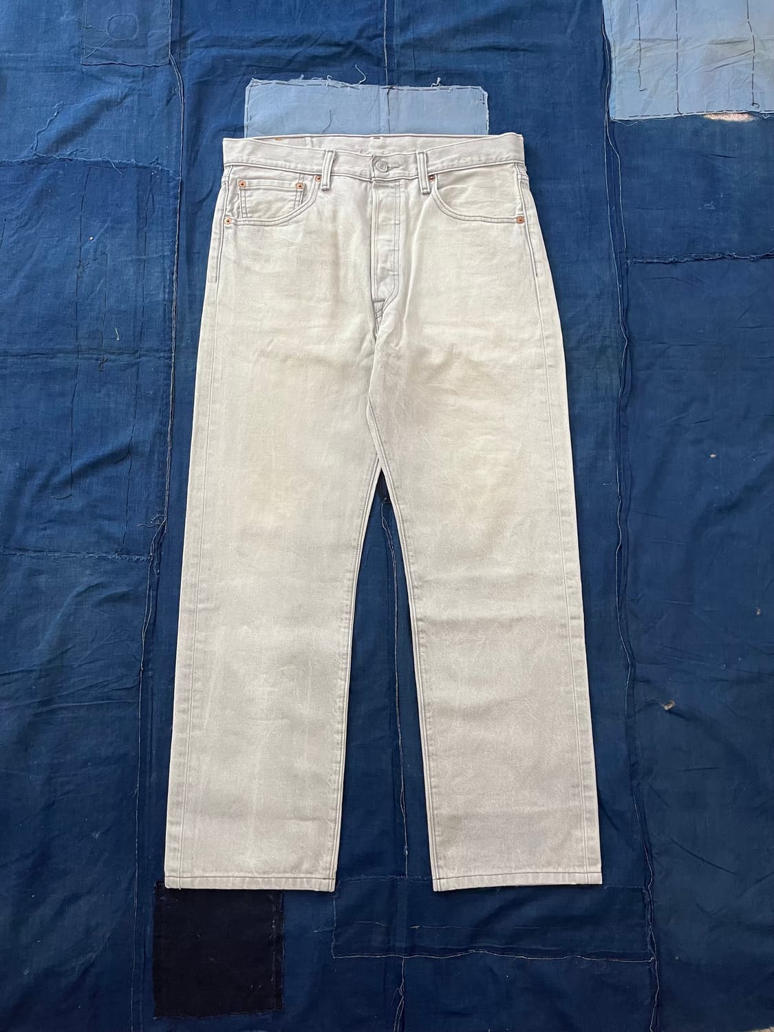 빈티지 리바이스 501 데님 팬츠 그레이 상품이미지1