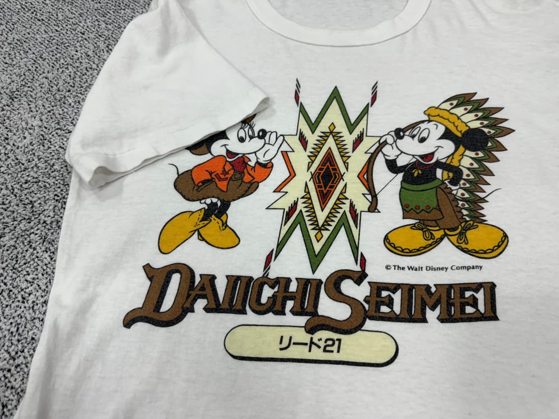 미키마우스 90s 빈티지 티셔츠 상품이미지2