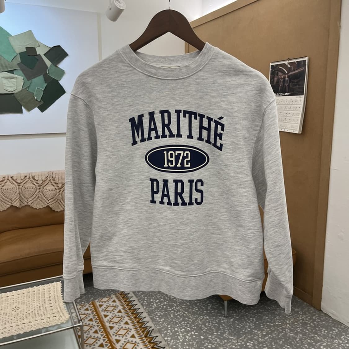 마리테 프랑소와 저버 빈티지 캐주얼 레트로 로고 맨투맨 S C10624 상품이미지3