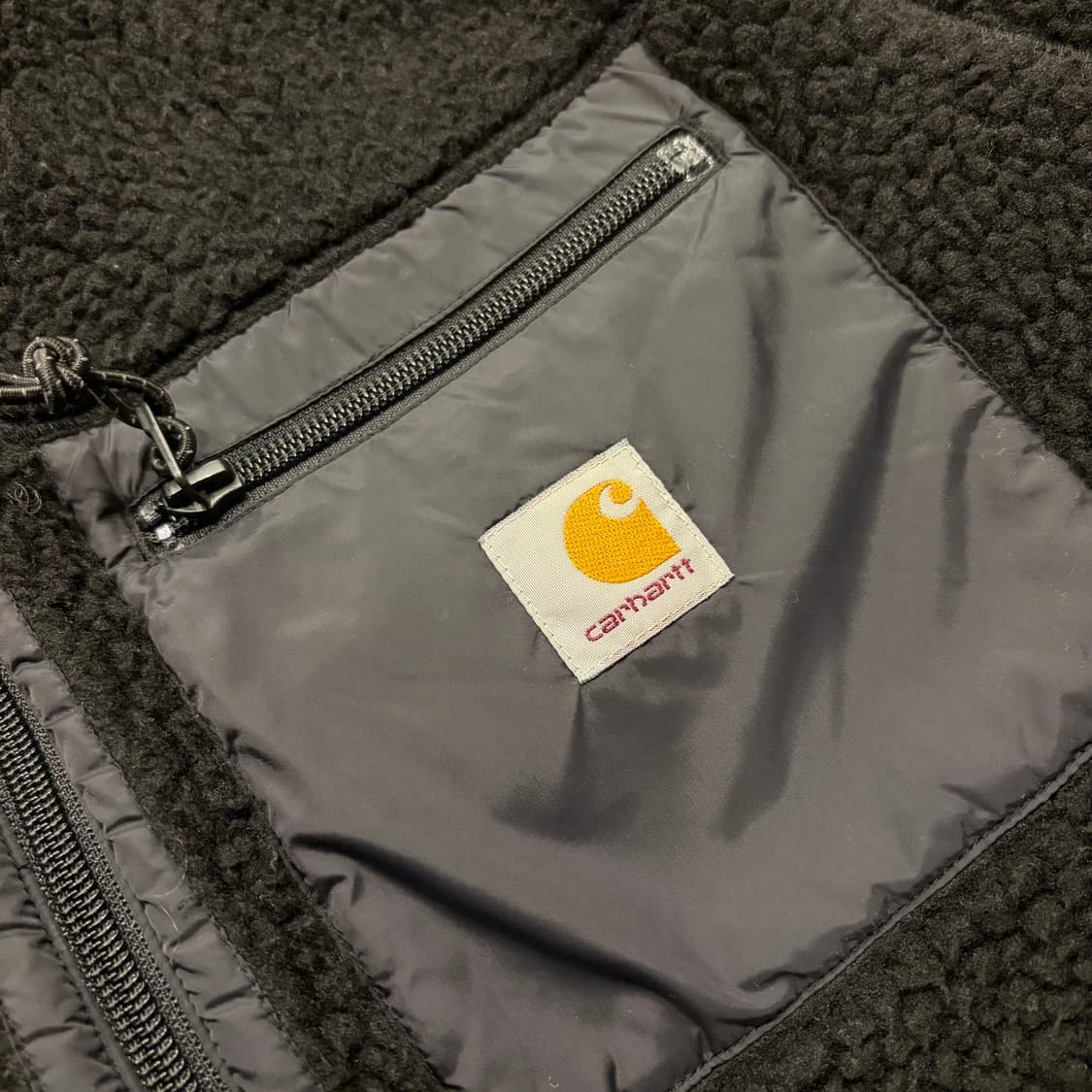 [L] 칼하트 WIP 플렌티스 블랙 플리스 자켓 후리스 C854 상품이미지4