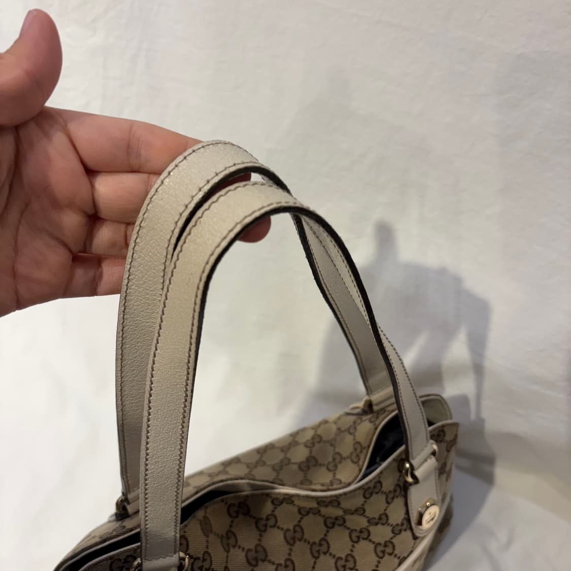 구찌 GG로고 캔버스 호보 숄더백 토트백 가방 상품이미지7