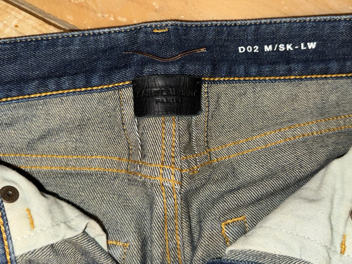 Saint Laurent D02 washed blue denim 상품이미지3