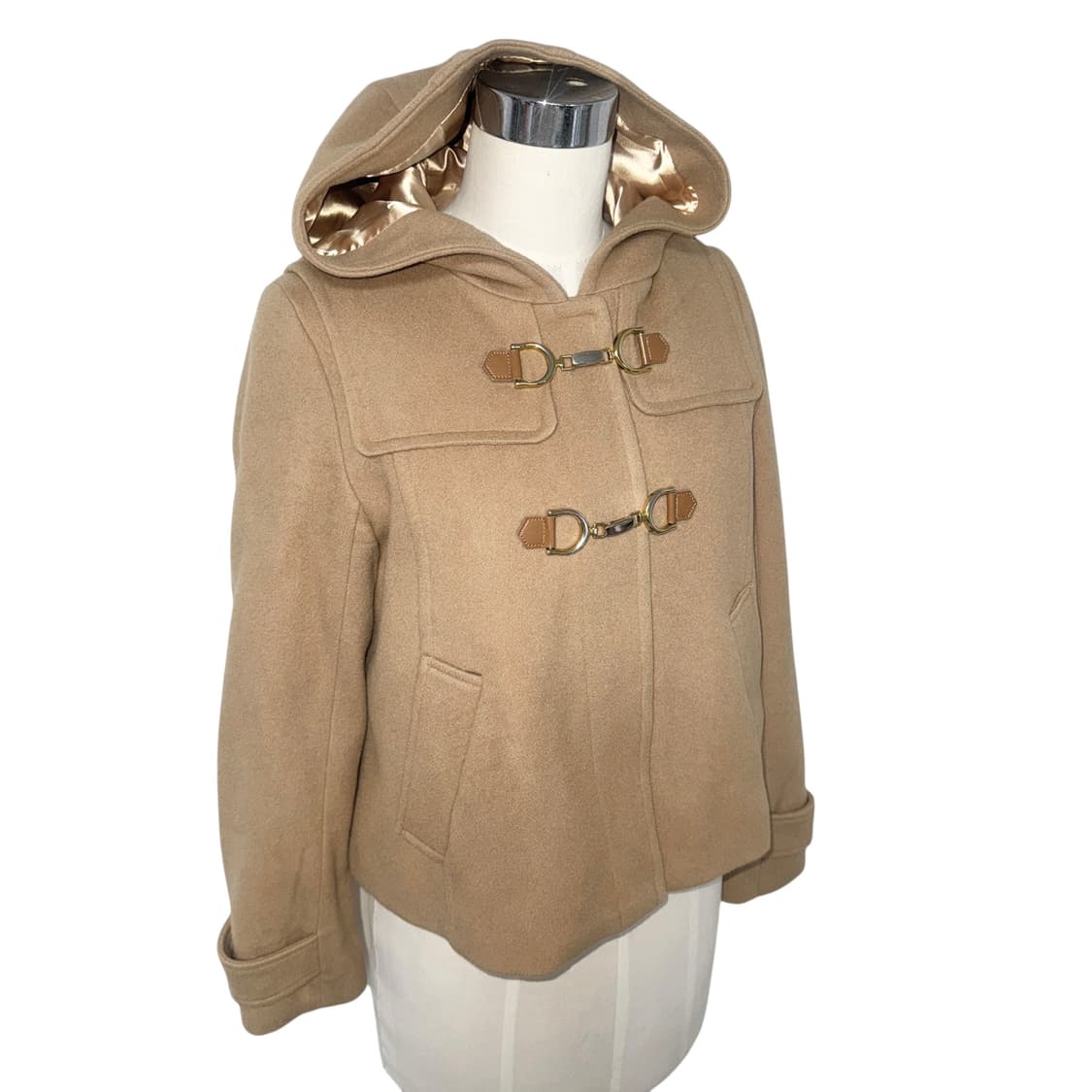 Milky Brown Mini Duffle Jacket 상품이미지1