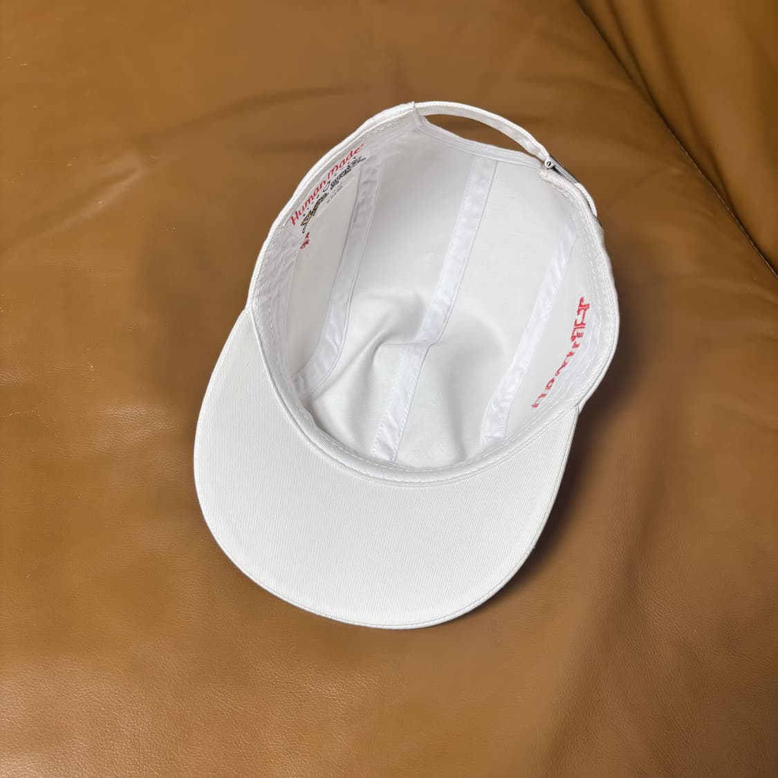 휴먼메이드 걸스 돈 크라이 캠프캡 모자 워시드 화이트 상품이미지7