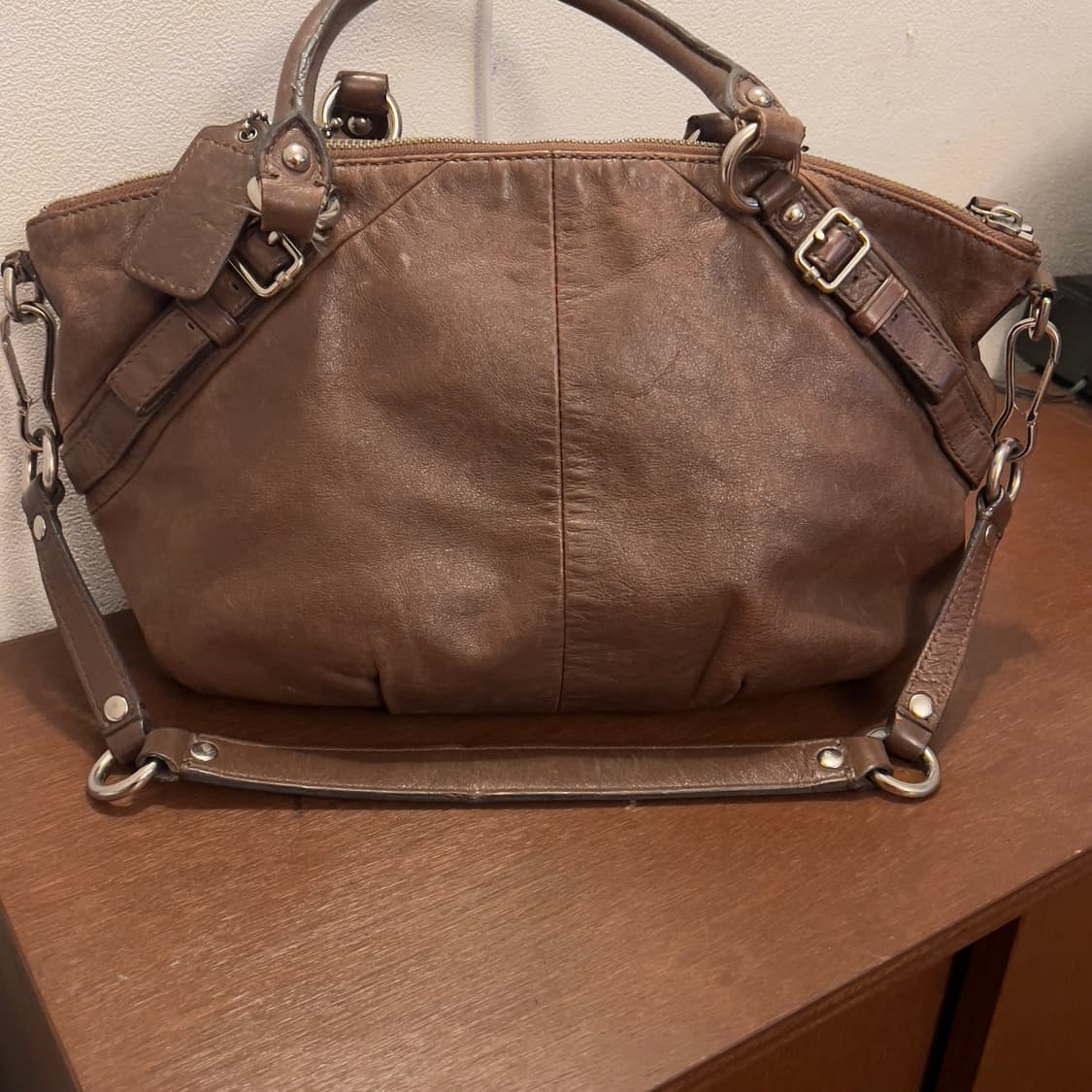 Coach vintage shoulder+cross bag (brown) 상품이미지3