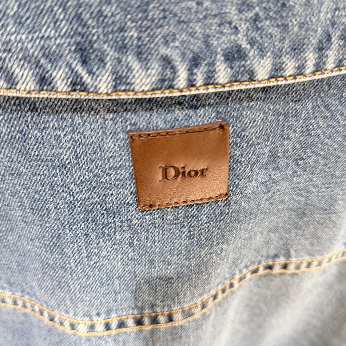 (S/54) / 디올 코튼 트윌 자켓  블루 상품이미지5