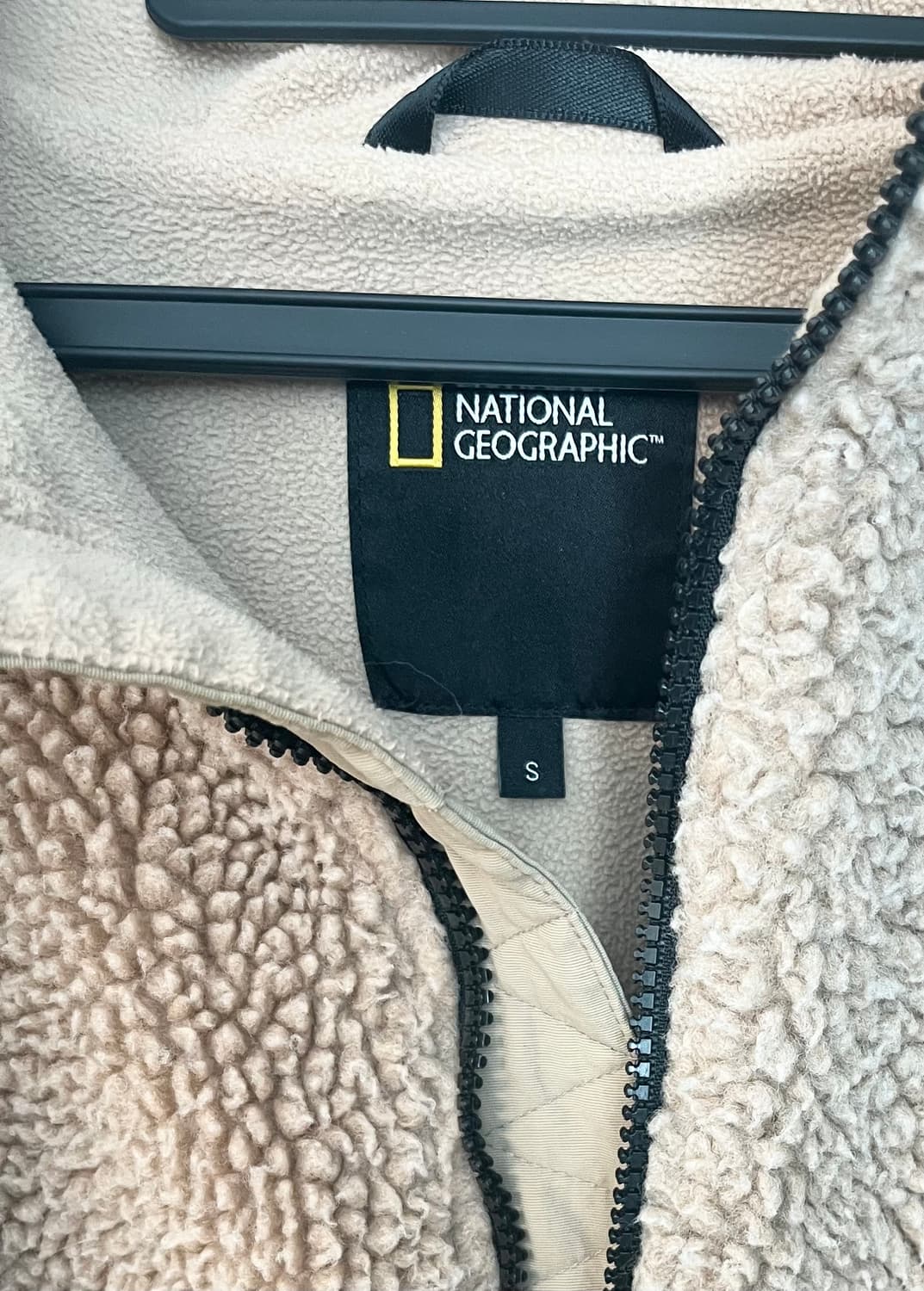 내셔널지오그래픽 뽀글이 후리스 후드집업 [S] 상품이미지4