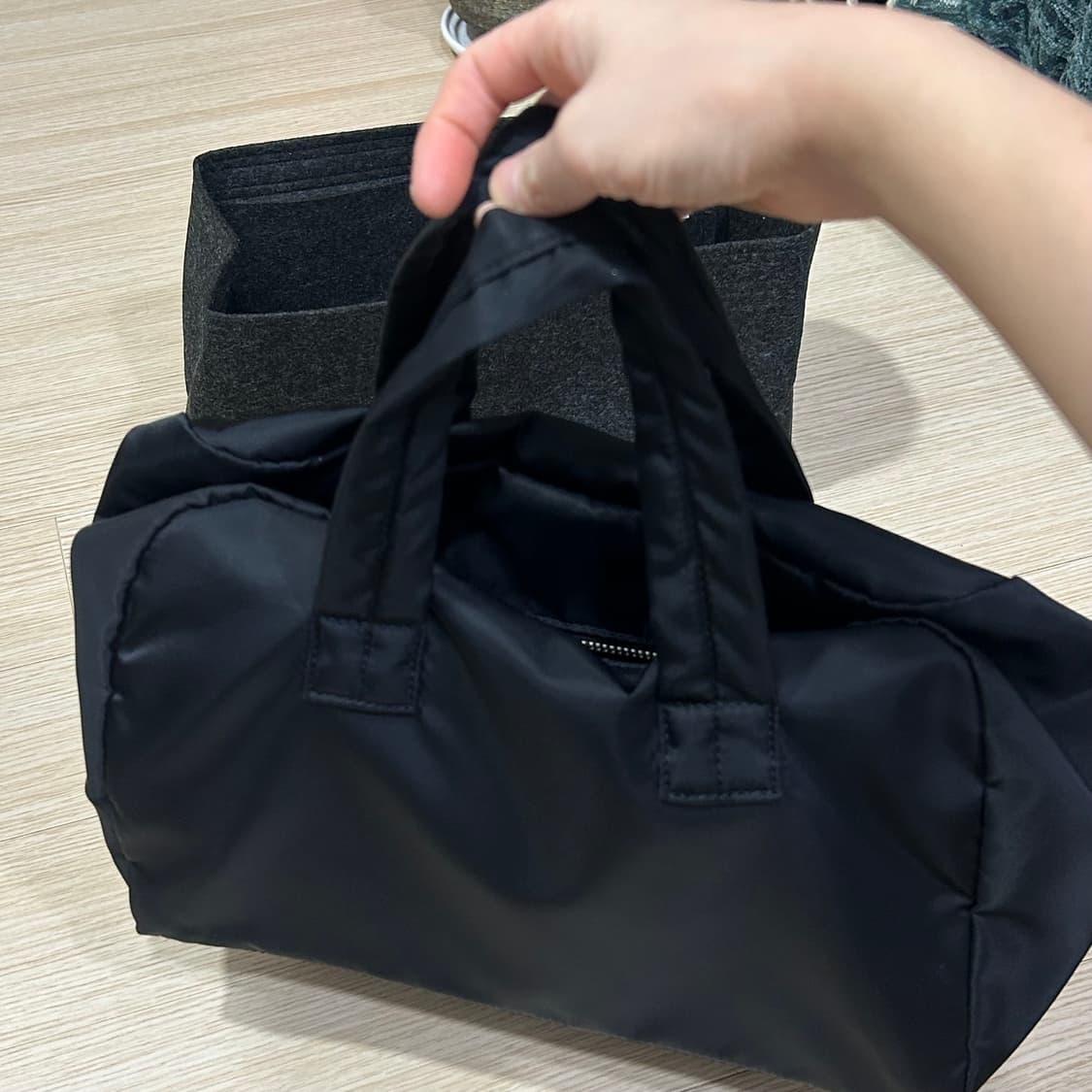 꼼데가르송 보스턴 나일론 백 s 상품이미지6