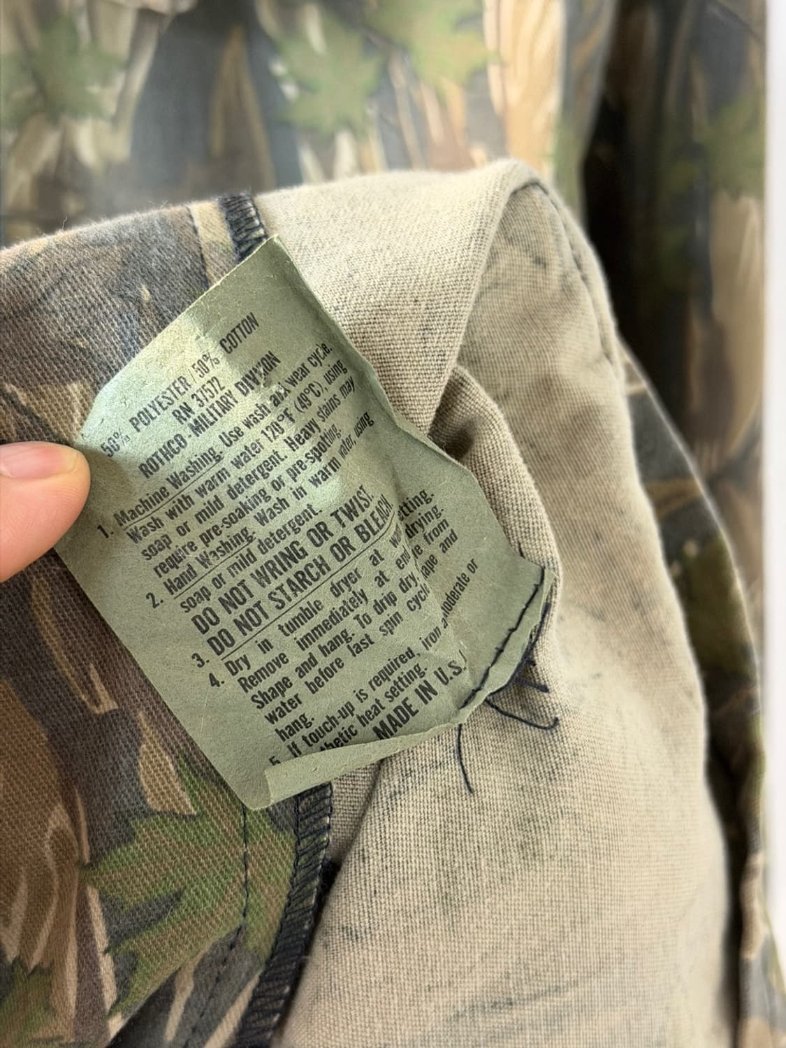 빈티지 로스코 스모키 브랜치 헌팅 자켓  상품이미지7