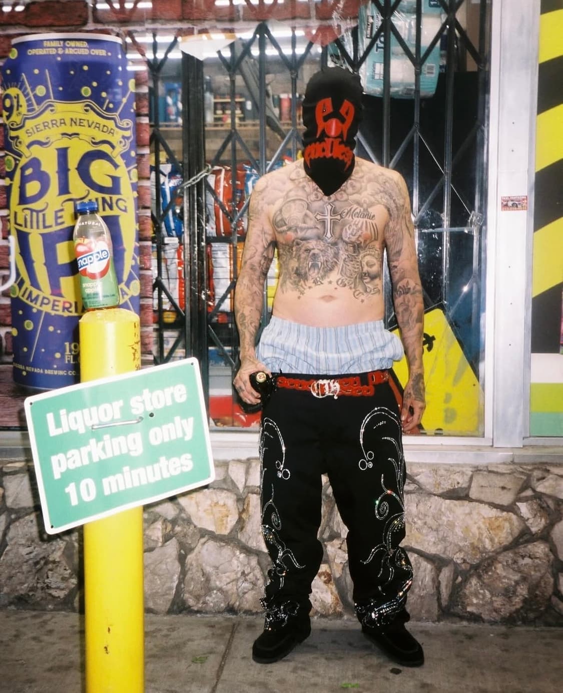 Endless Denim Less Black&Red Work Pants 상품이미지4