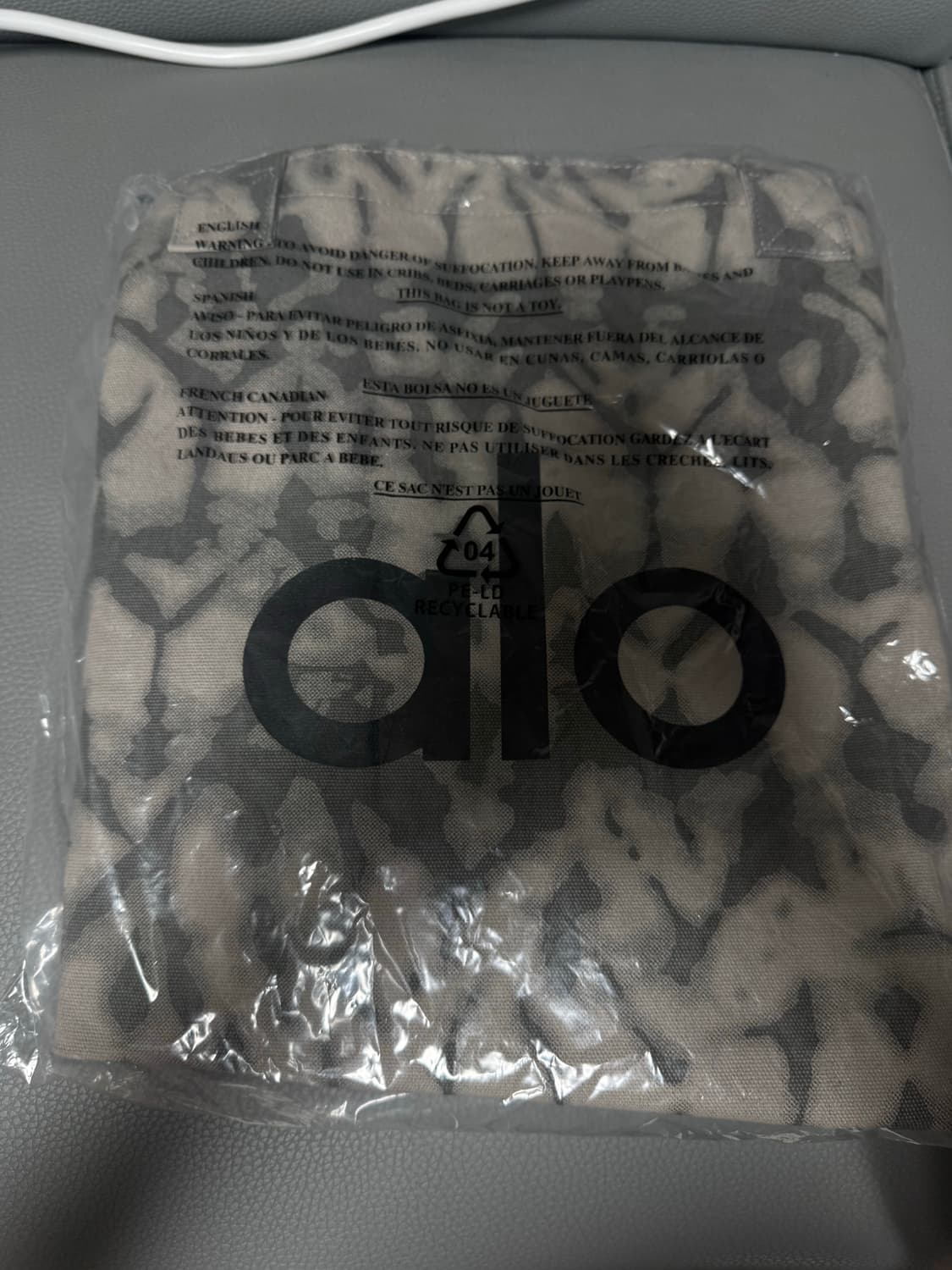 알로 요가 아이코닉 쇼퍼 토트 백 그레이 타이다이 상품이미지2