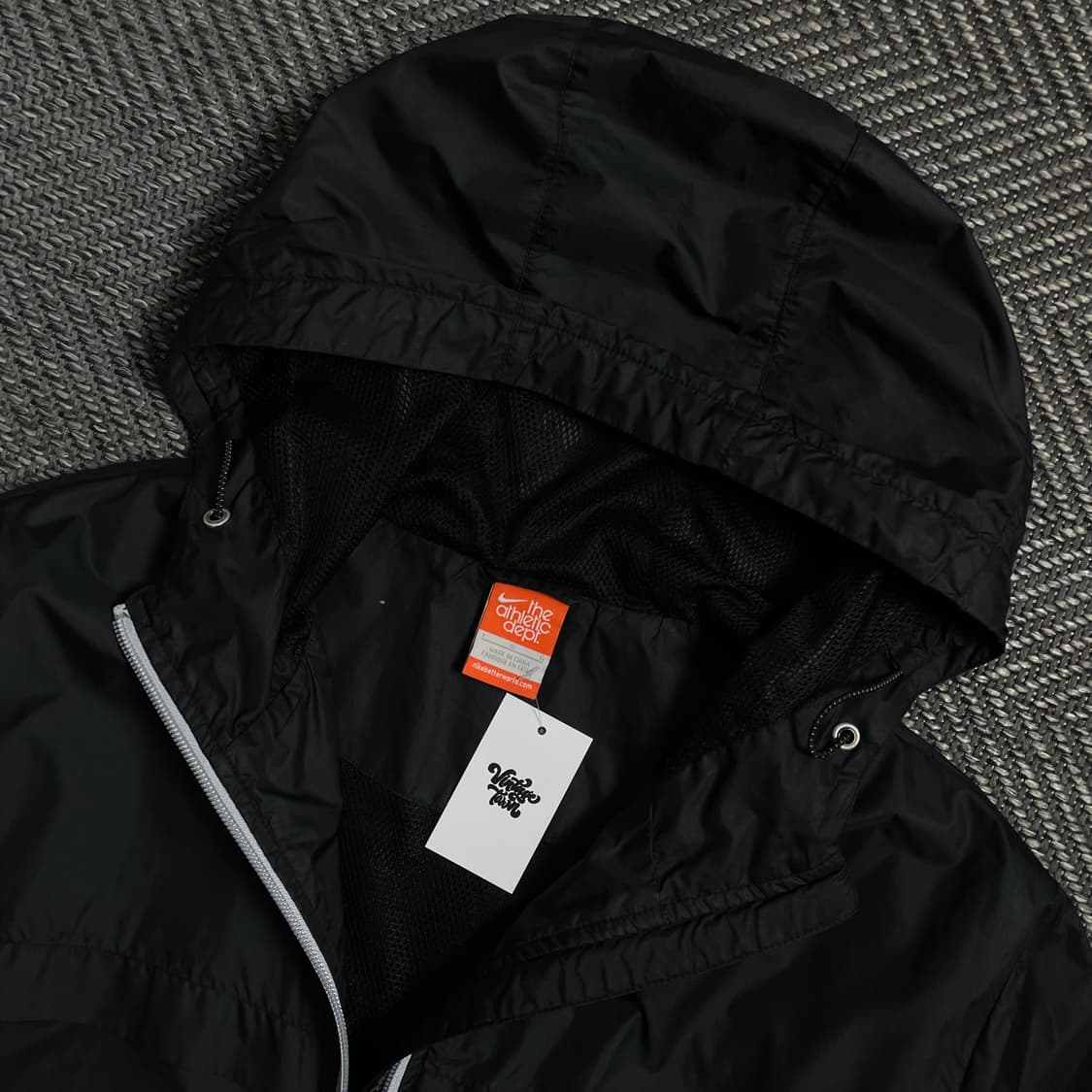 00s 나이키 올드스쿨 스우시 블랙 바람막이o 4200 상품이미지5