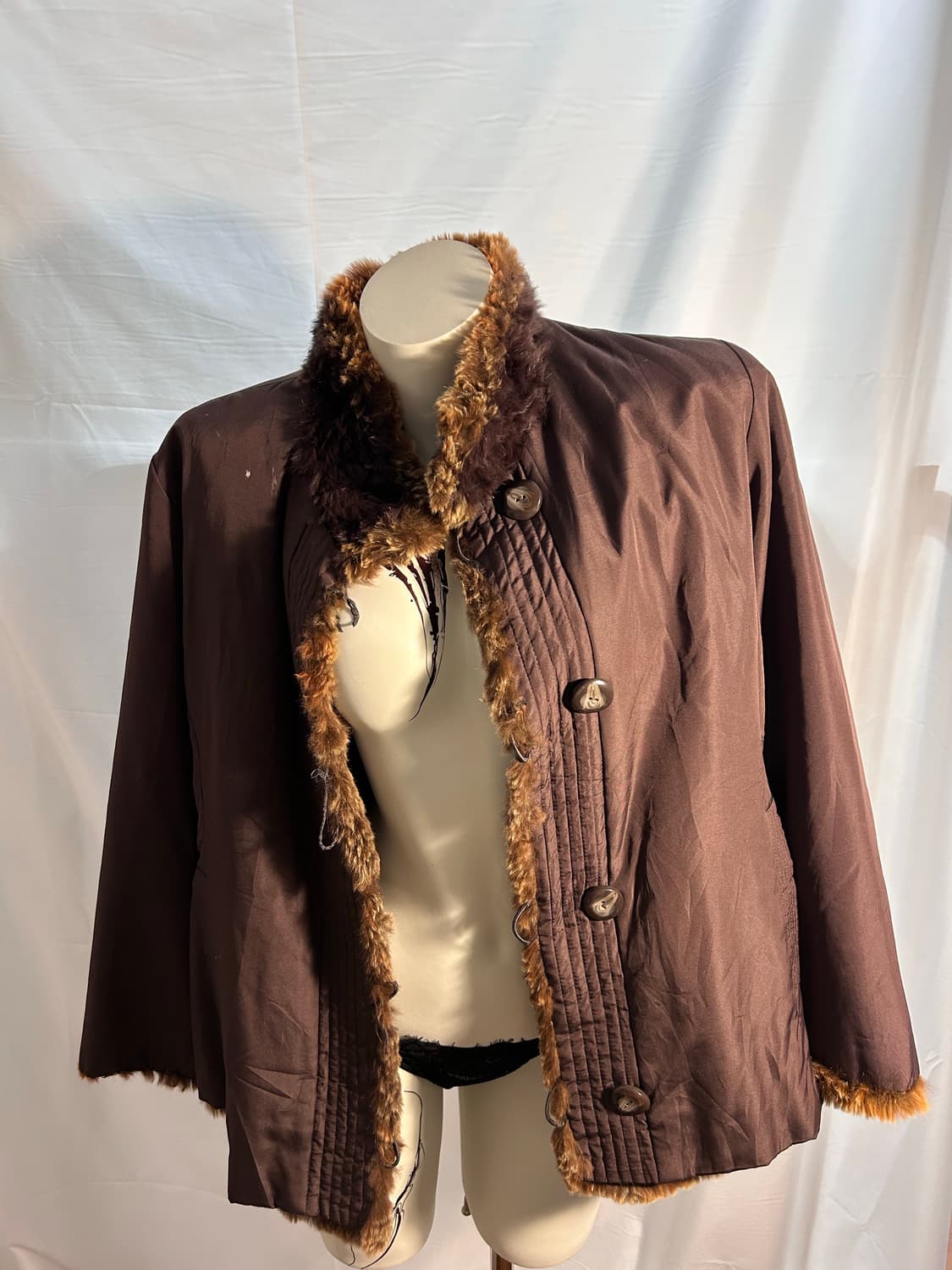 Gitanes shearling reversible fur jacket 상품이미지5