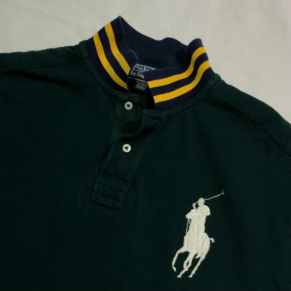 폴로 랄프로렌 빅포니 그린 럭비 카라티 상품이미지2