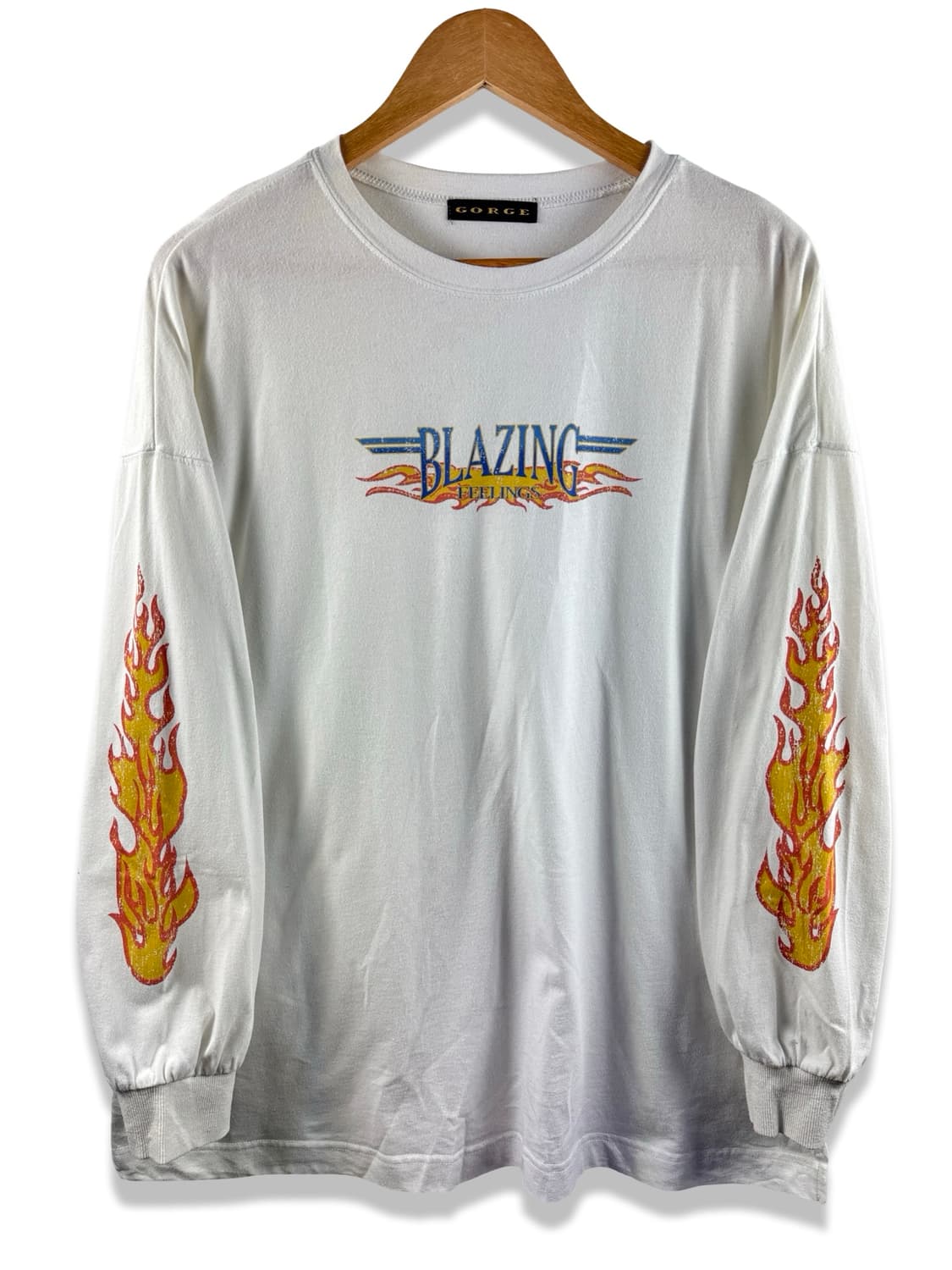 JPN 사이드 플레임 프린팅 롱슬리브2584 상품이미지1