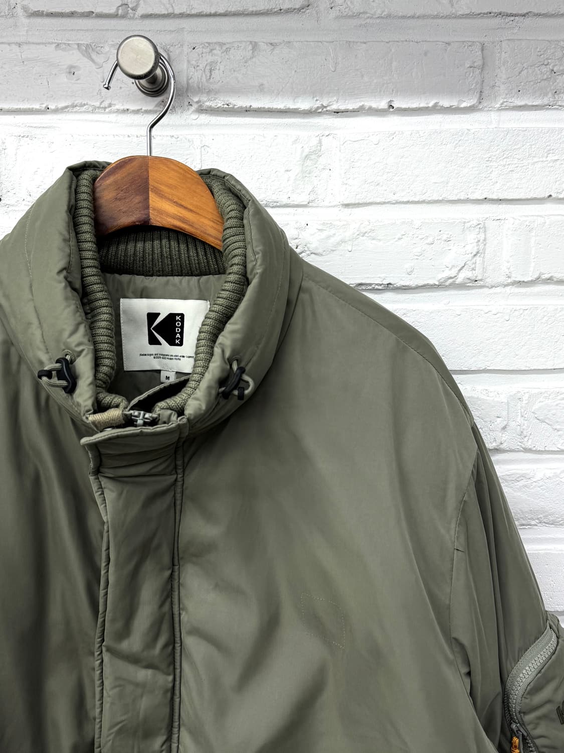 코닥 카키 야상 패딩 상품이미지4