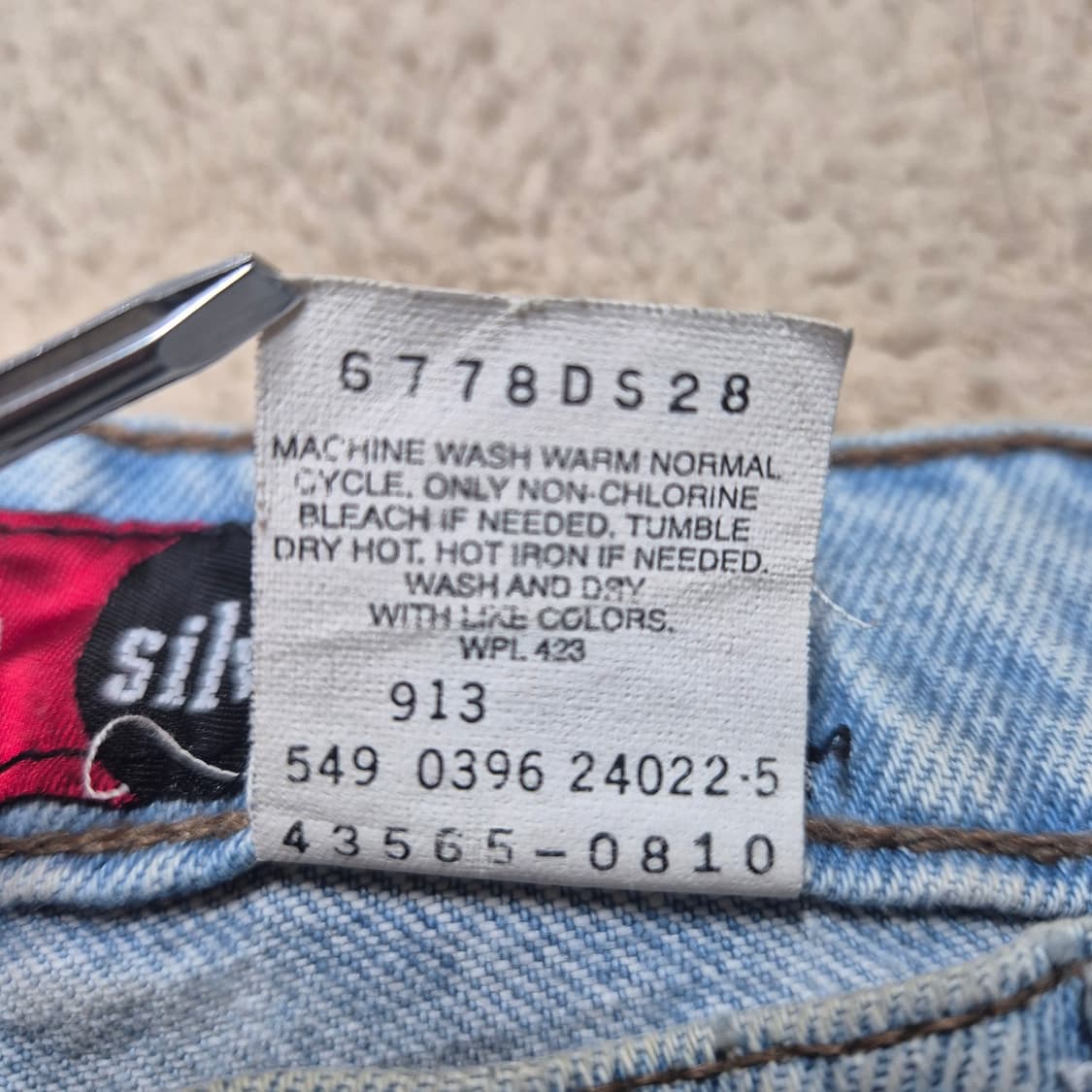 리바이스 실버탭 미제 90s 상품이미지7