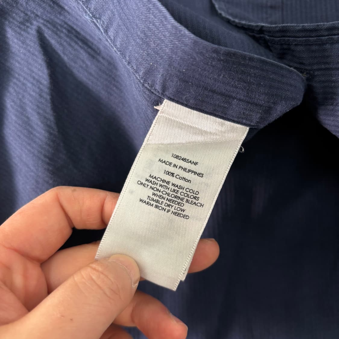 100 폴로랄프로렌 코튼  네이비 셔츠 상품이미지6