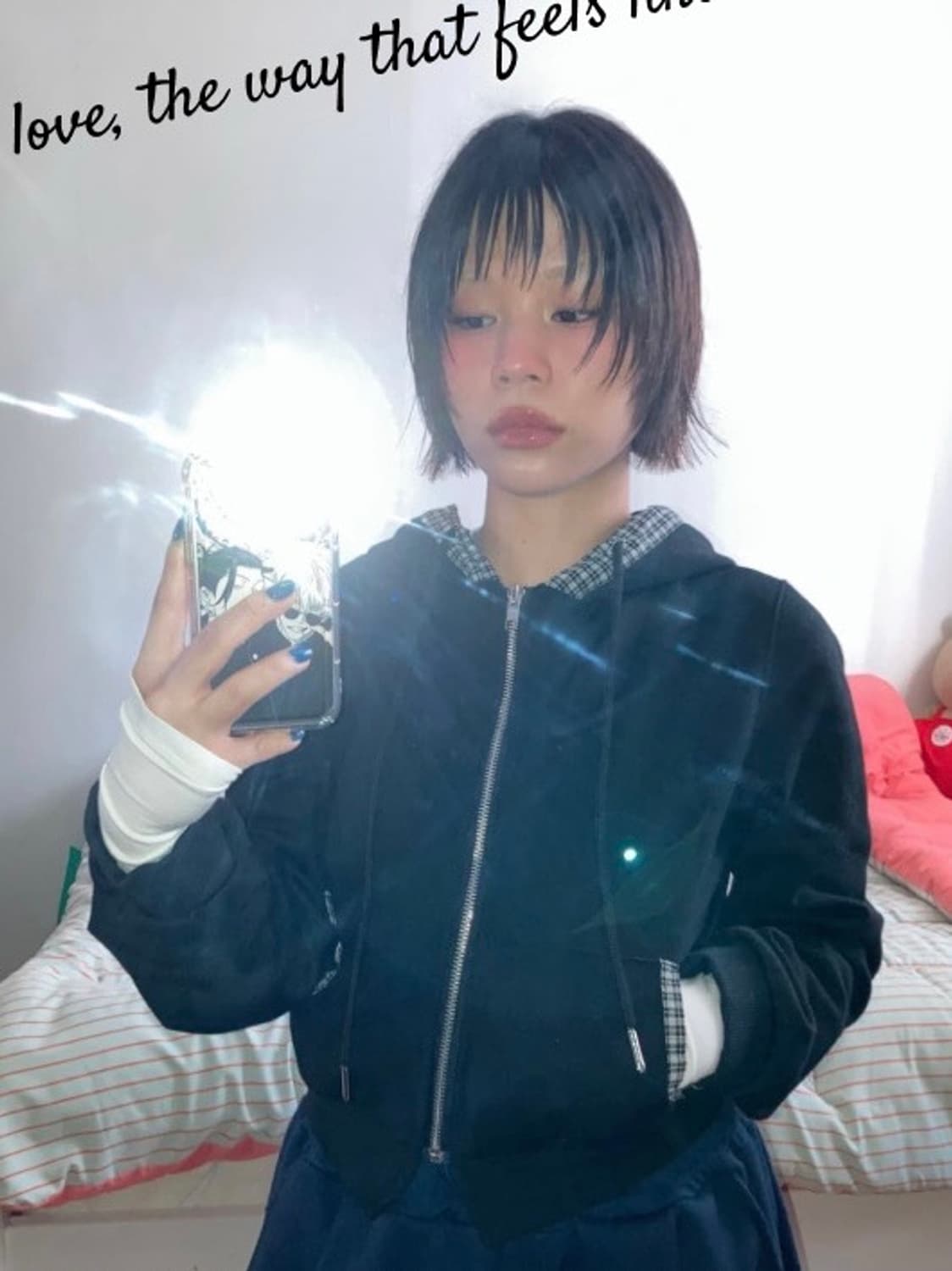 OWNSER 오운서 체크 오프닝 데일리 후디드 집업 상품이미지9