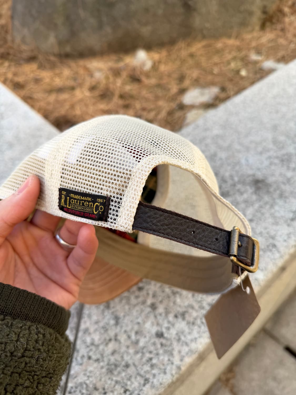 Polo Country 폴로 컨트리 플란넬 레더 트러커 캡 상품이미지5