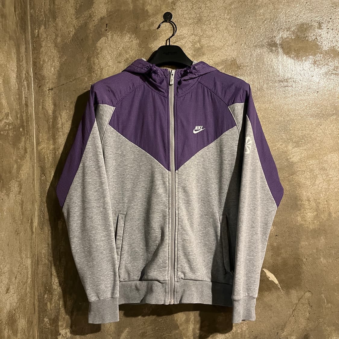 나이키 배색 후드집업 상품이미지1