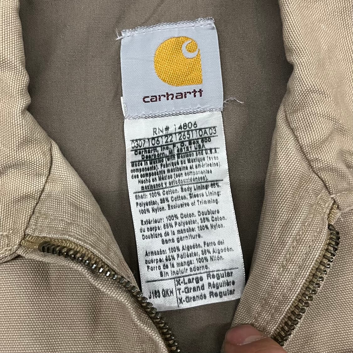 Carhartt J163 워크 자켓 (110) 상품이미지5