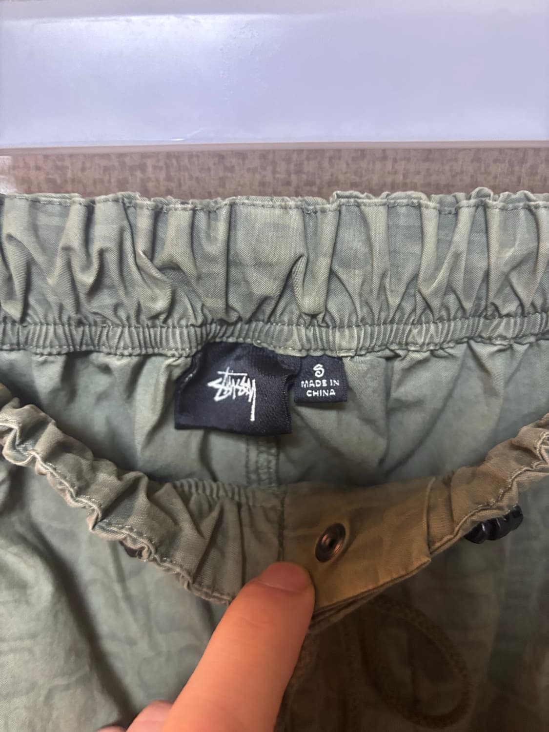 스투시 나이코 오버 트라우저 올리브 프린티드 상품이미지5