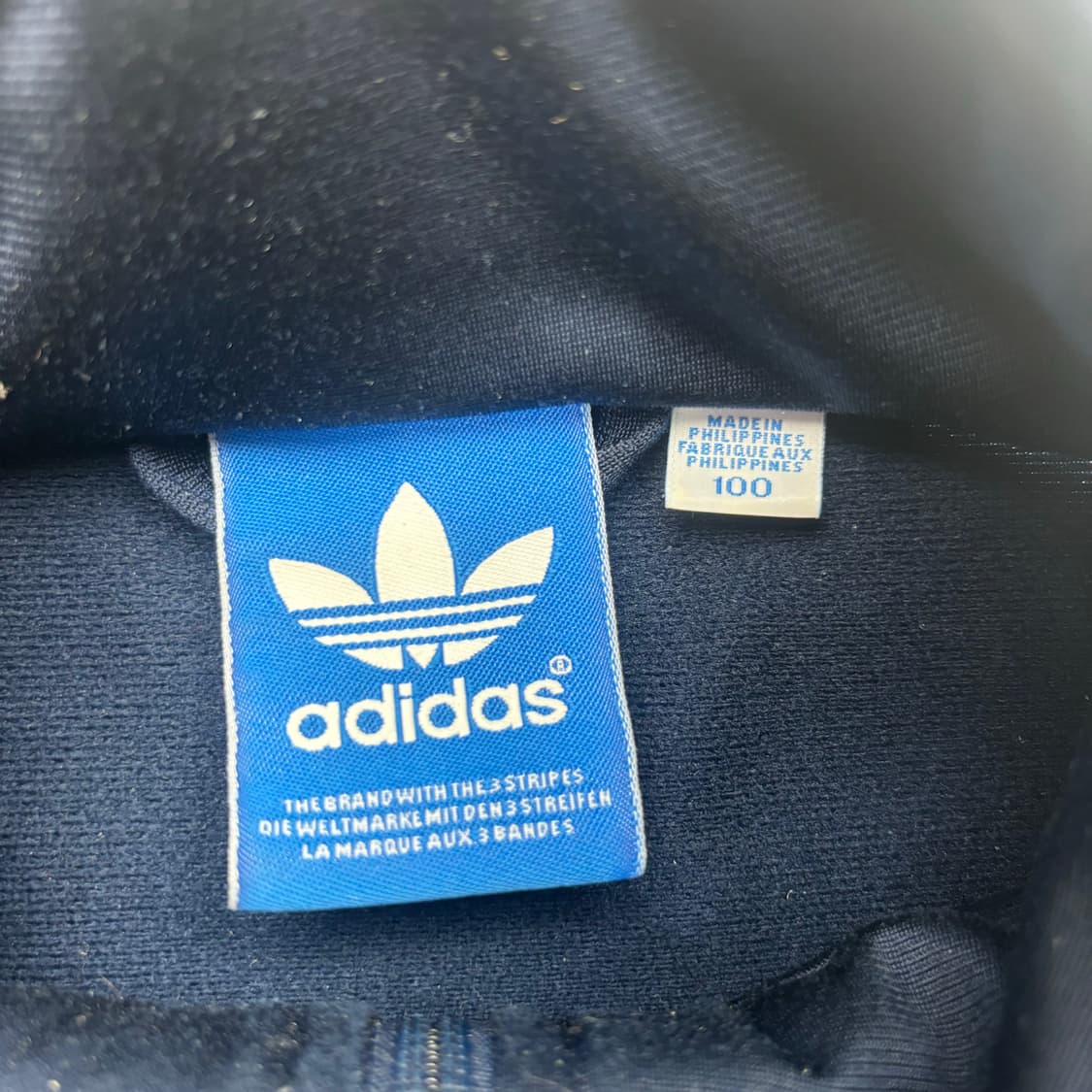 아디다스 파이어버드 네이비 실버 트랙탑 져지 L 상품이미지7