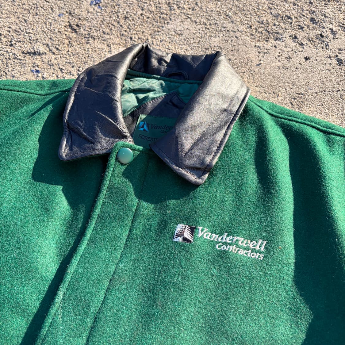 90s Vanderwell 빈티지 울 바시티 자켓 L 상품이미지5