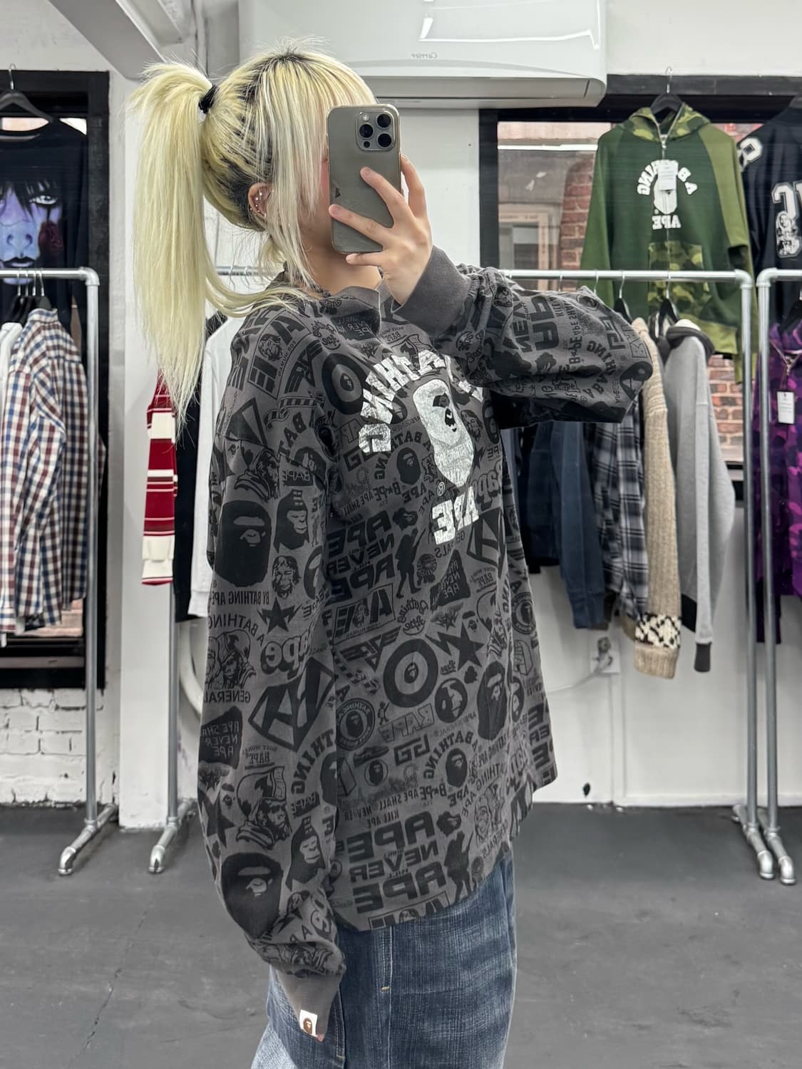 베이프 OG 컬리지 롱슬리브 상품이미지3