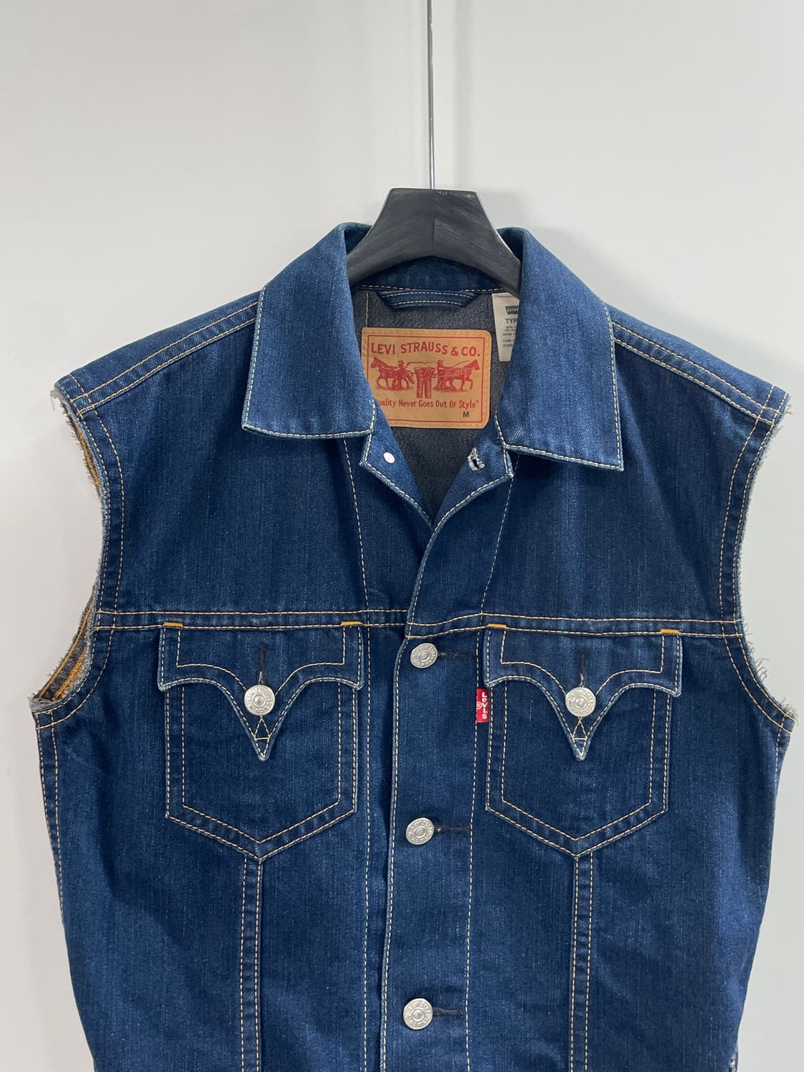 리바이스 타입원 진청 베스트 청자켓 (on.712) 상품이미지3