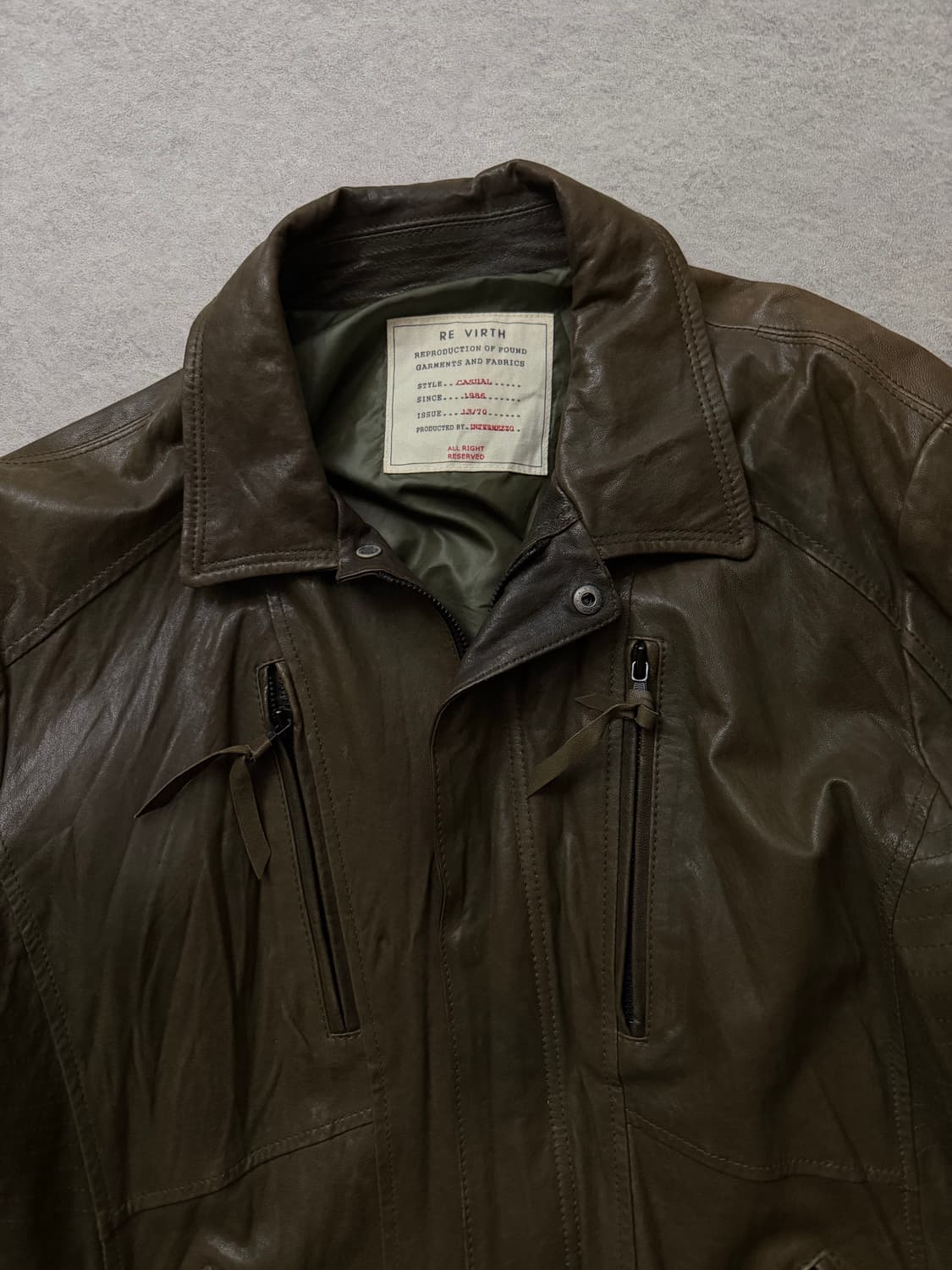 인터메조 램스킨레더자켓 상품이미지3