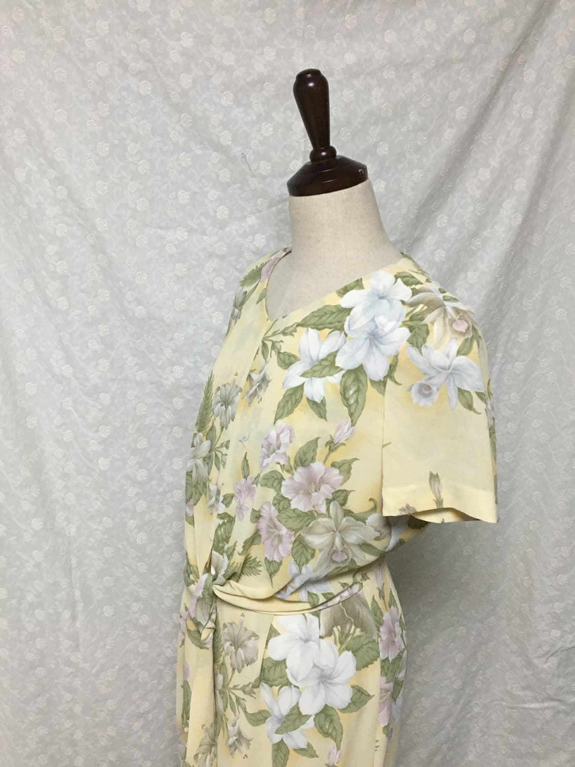 빈티지 옐로우 플라워 원피스 상품이미지7