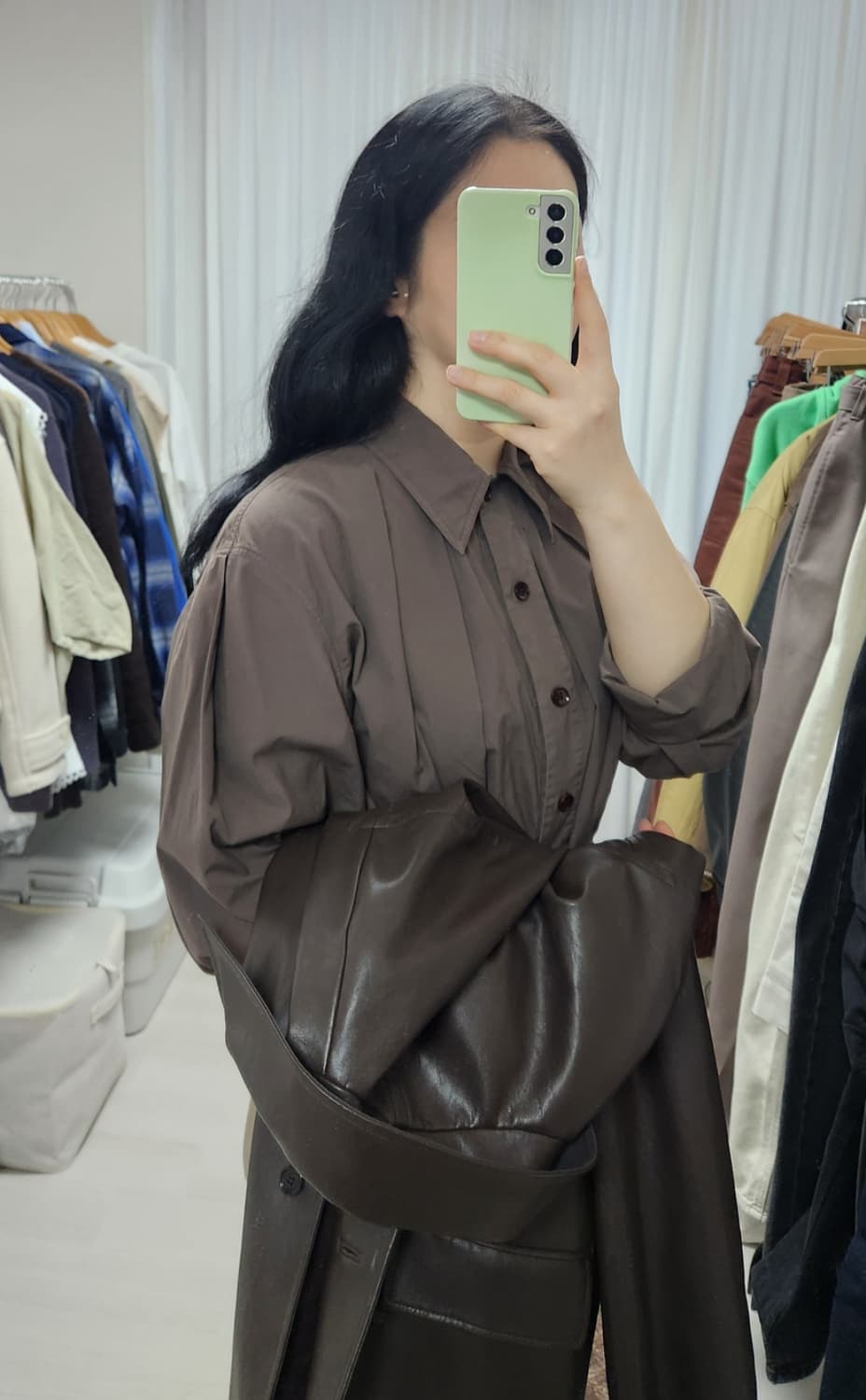 르메르 플리티드 블라우스 XS 판매합니다. 상품이미지7