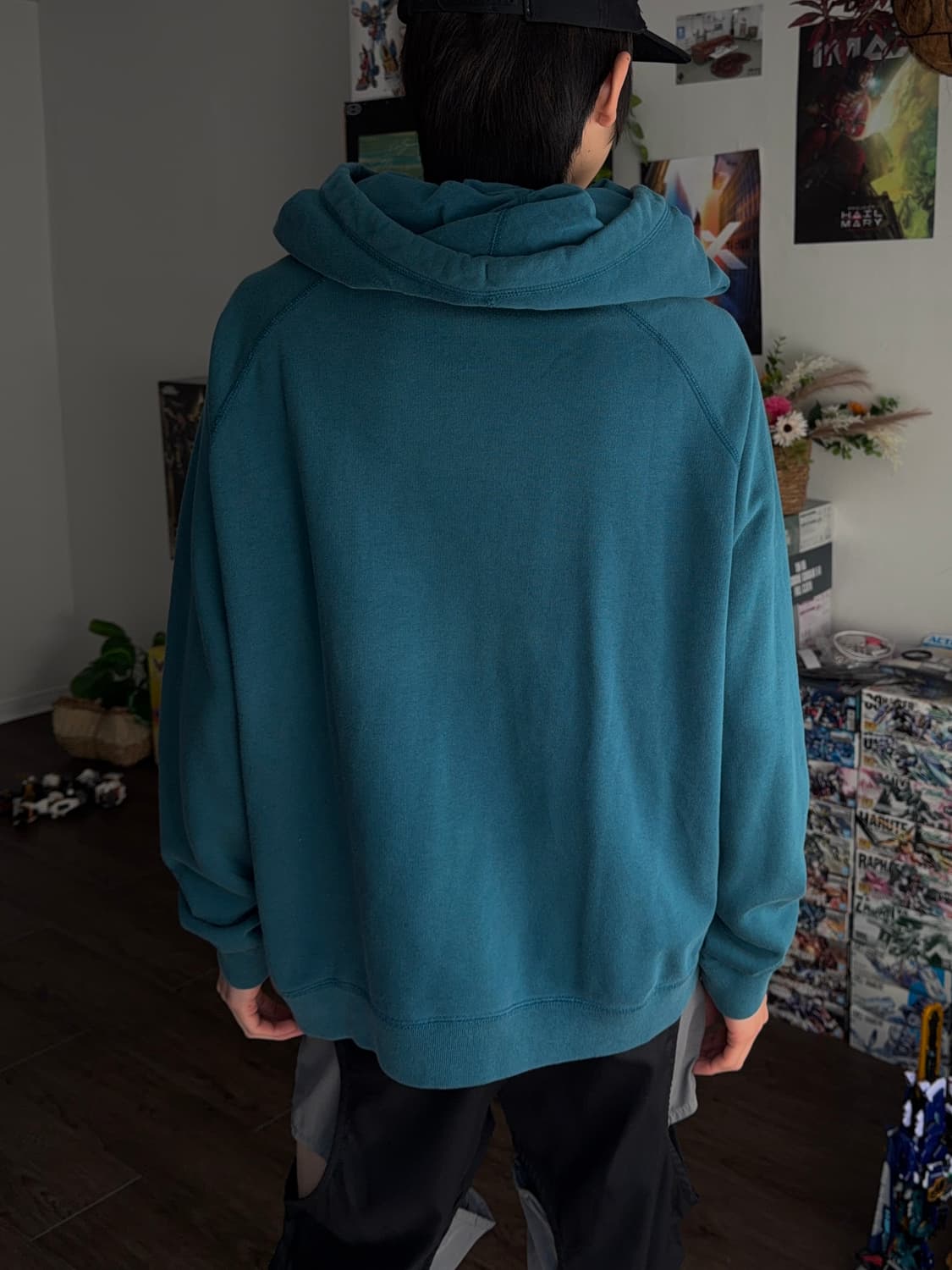 Nike 틸 터쿠아즈 레이어 후드 상품이미지7