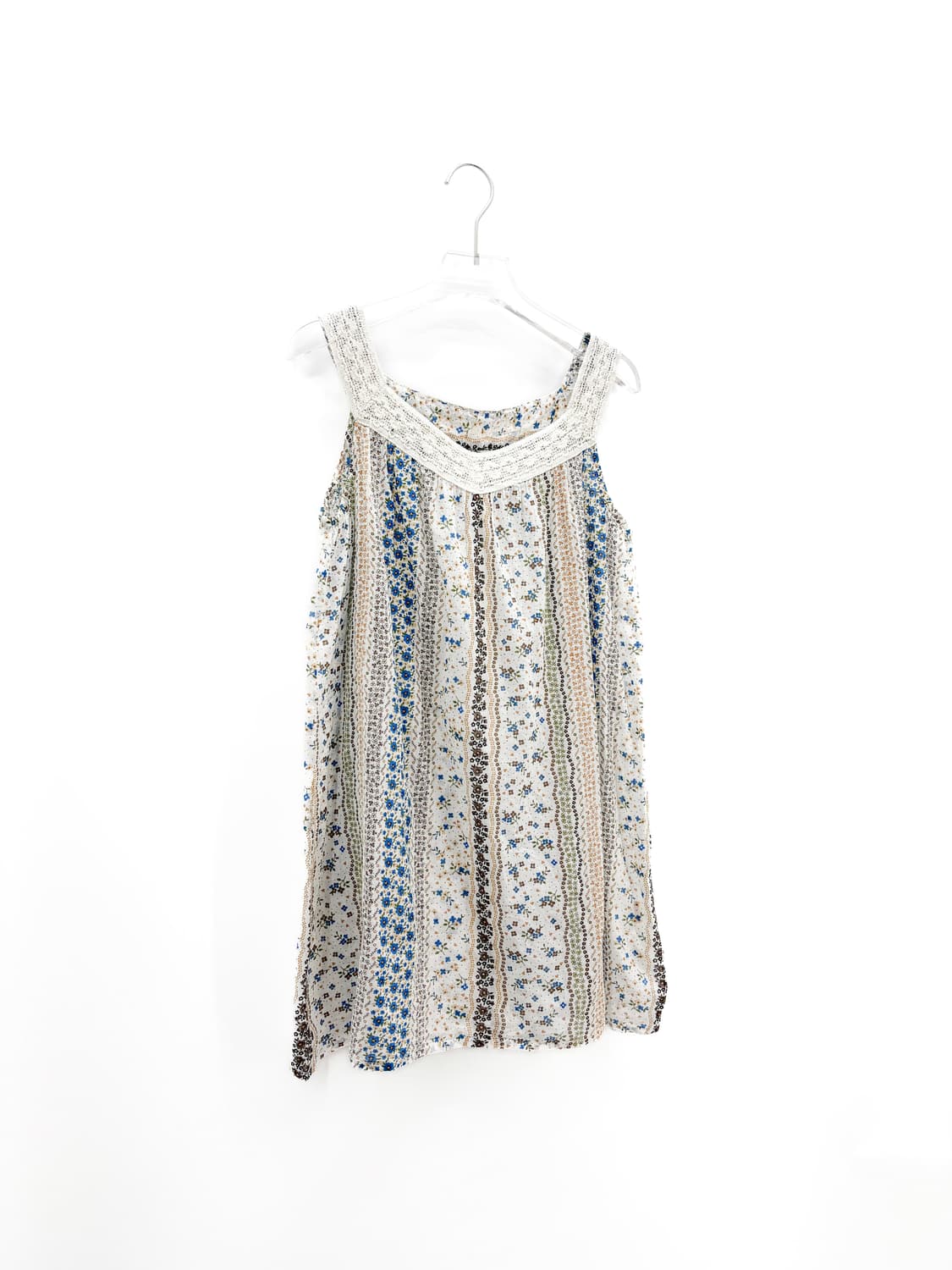 빈티지 크로셰 플라워 미니 원피스 상품이미지4