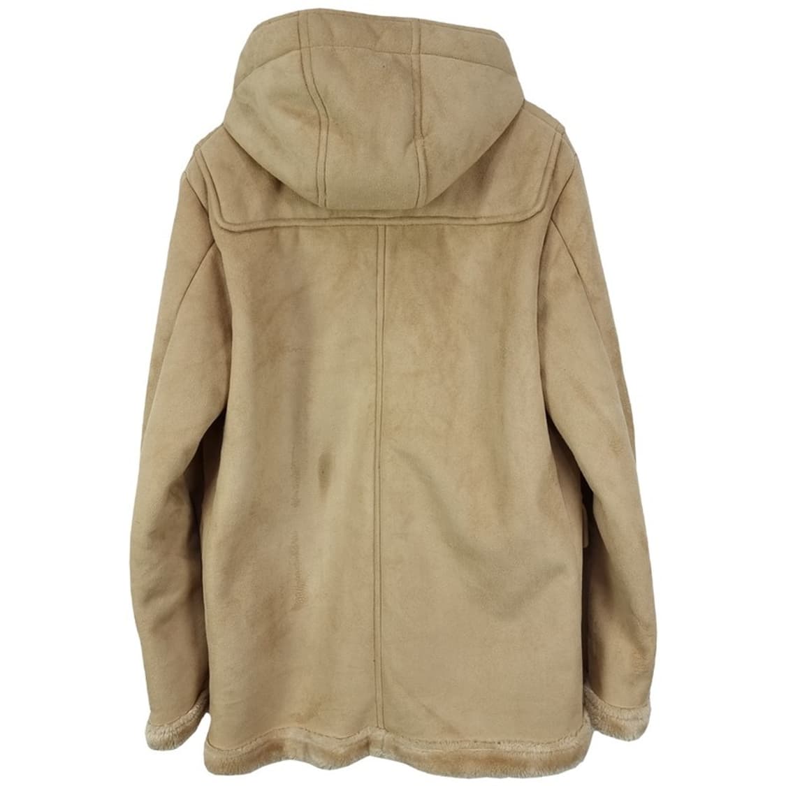 [일본빈티지] 안감 퍼 스웨이드 토글 후드 더플 코트 M18306 상품이미지3