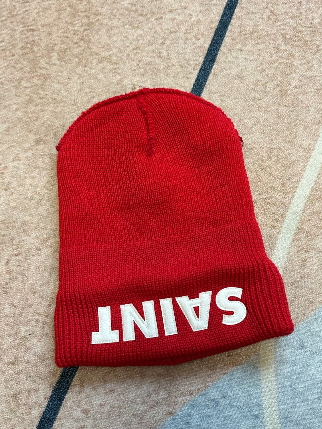 세인트 미카엘(Saint Mxxxxxx) 23aw 비니 레드 상품이미지5