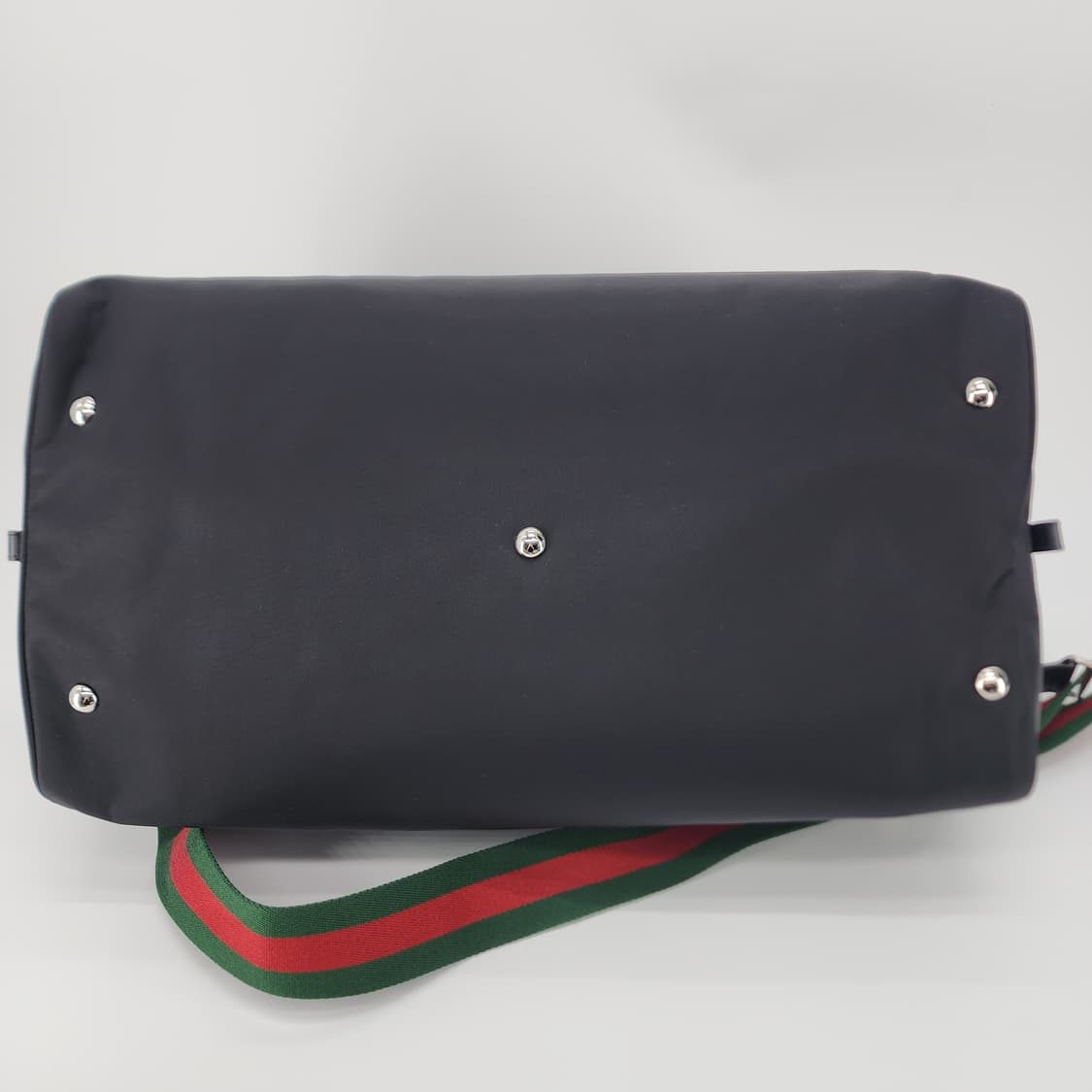 초민트급 구찌 이정재 라지 더플백 블랙 나일론 보스턴백 반둘리에 상품이미지7