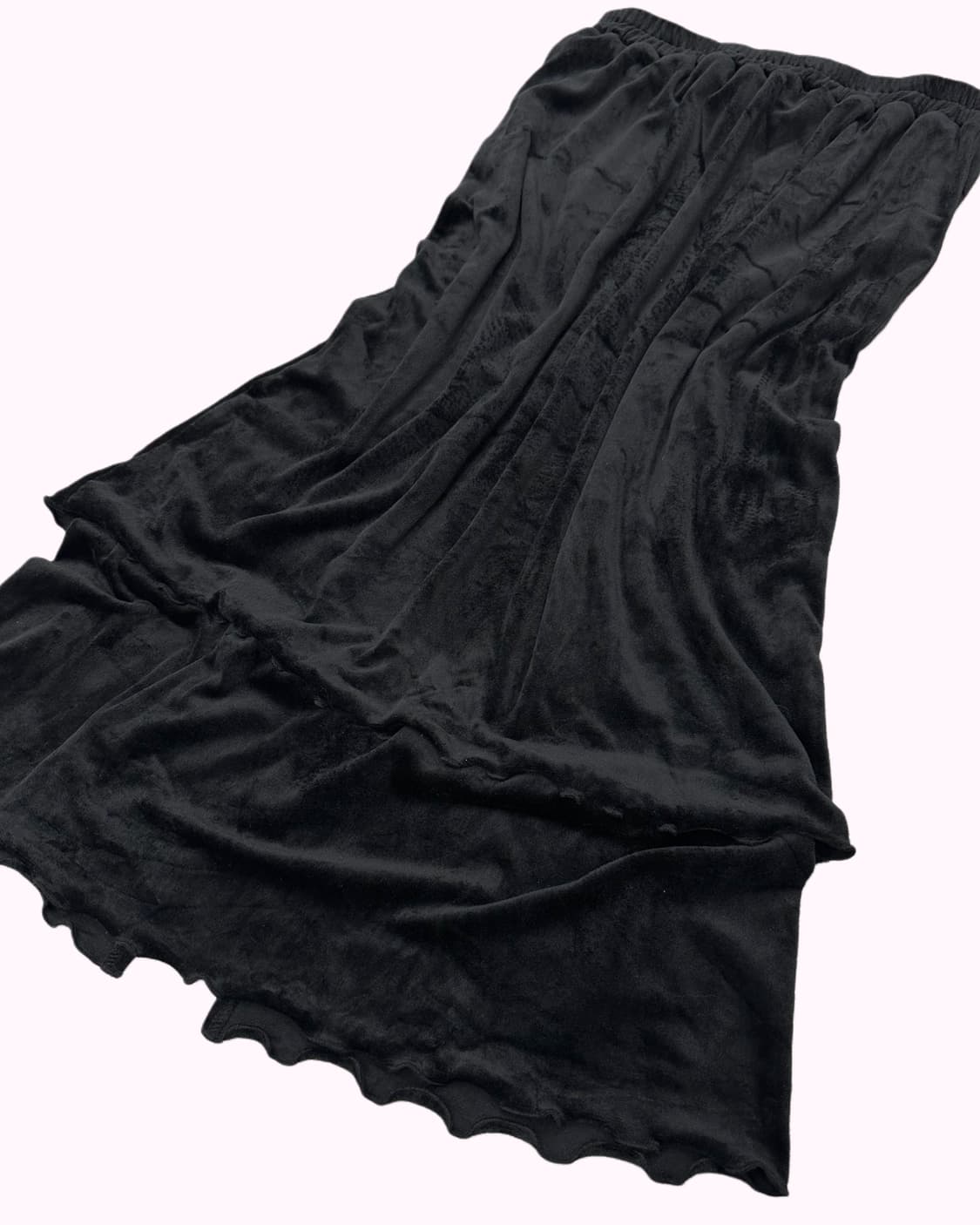 black velvet layered skirt 상품이미지2